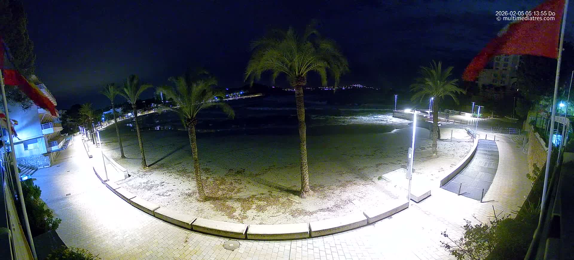 Mallorca, Peguera Palmira Beach by Rendezvous Garden Live Cam - Balearic Islands, Spain