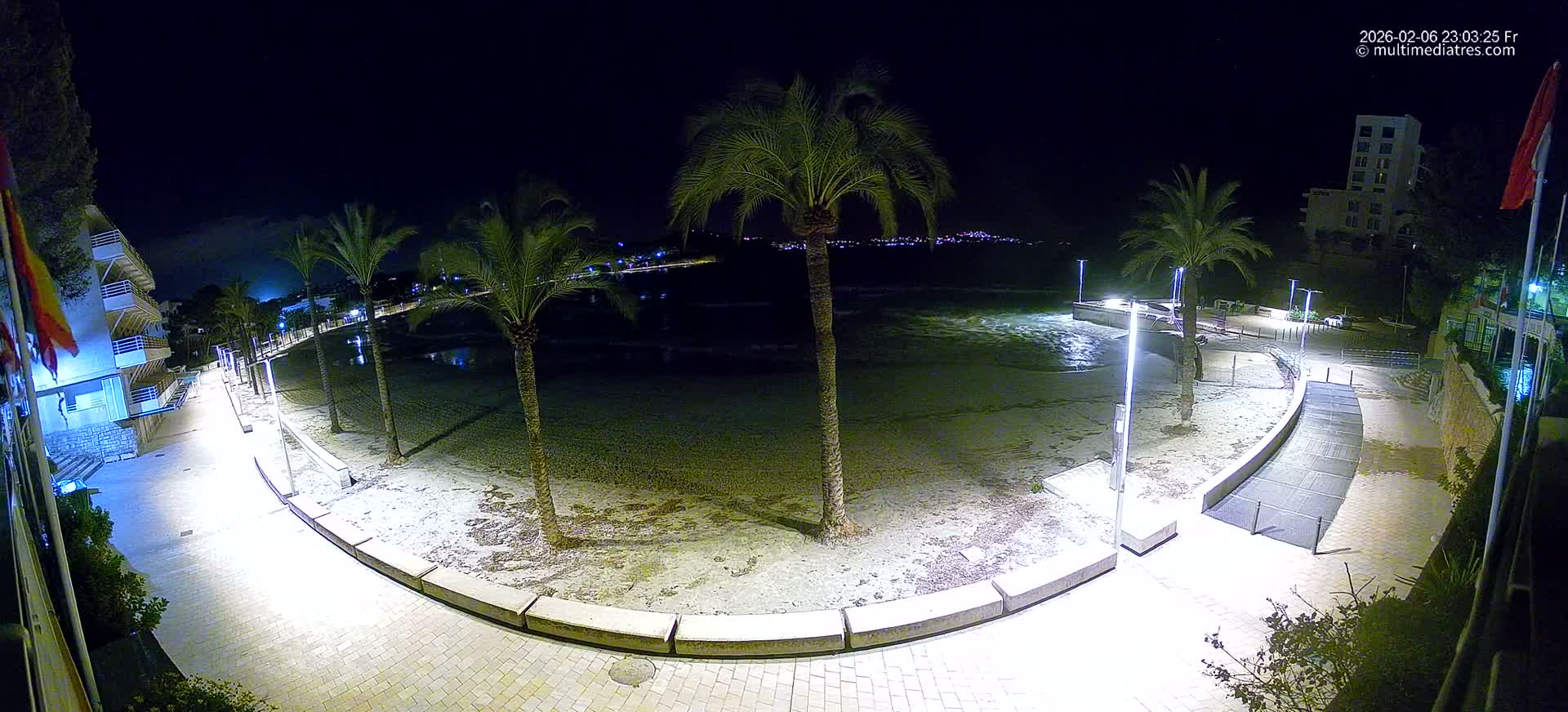 Mallorca, Peguera Palmira Beach by Rendezvous Garden Live Cam - Balearic Islands, Spain