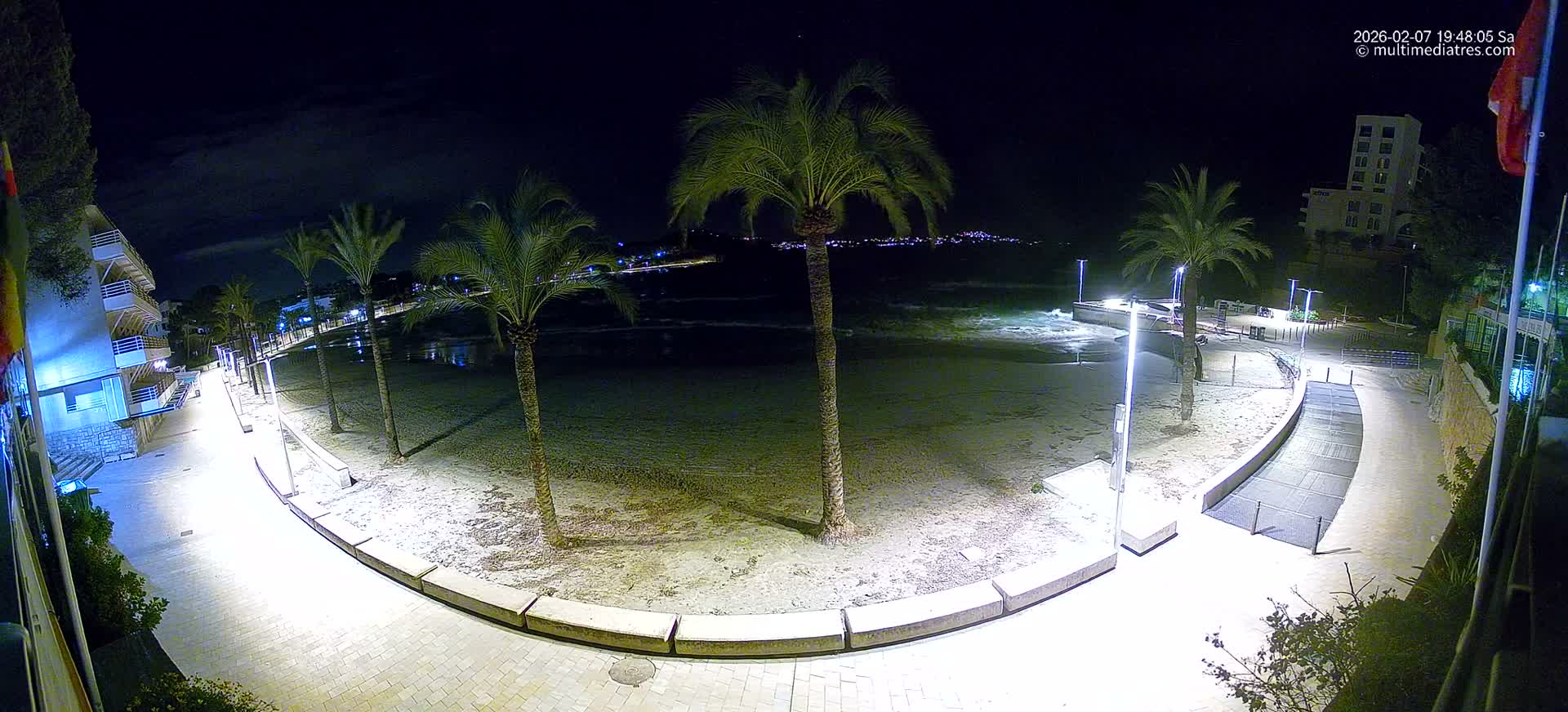 Mallorca, Peguera Palmira Beach by Rendezvous Garden Live Cam - Balearic Islands, Spain