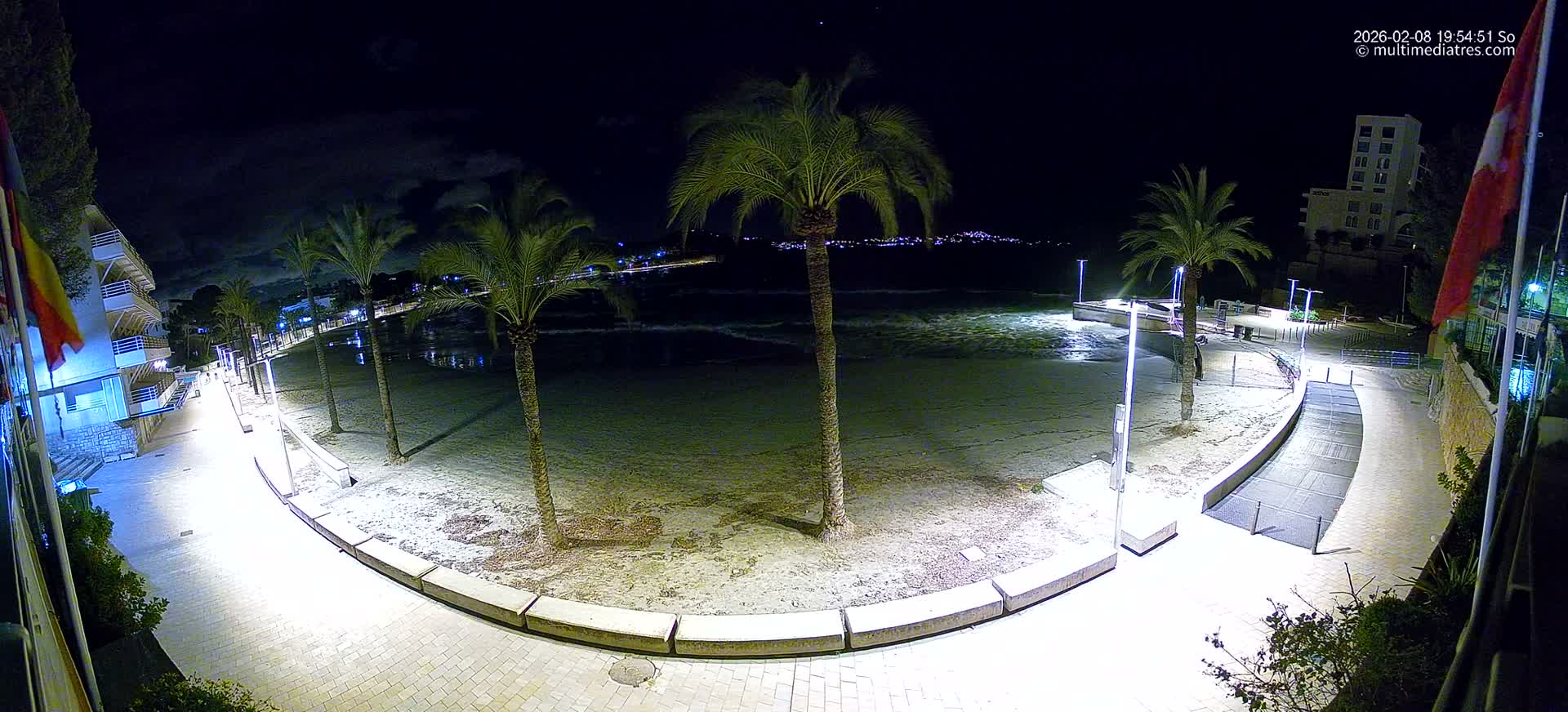 Mallorca, Peguera Palmira Beach by Rendezvous Garden Live Cam - Balearic Islands, Spain