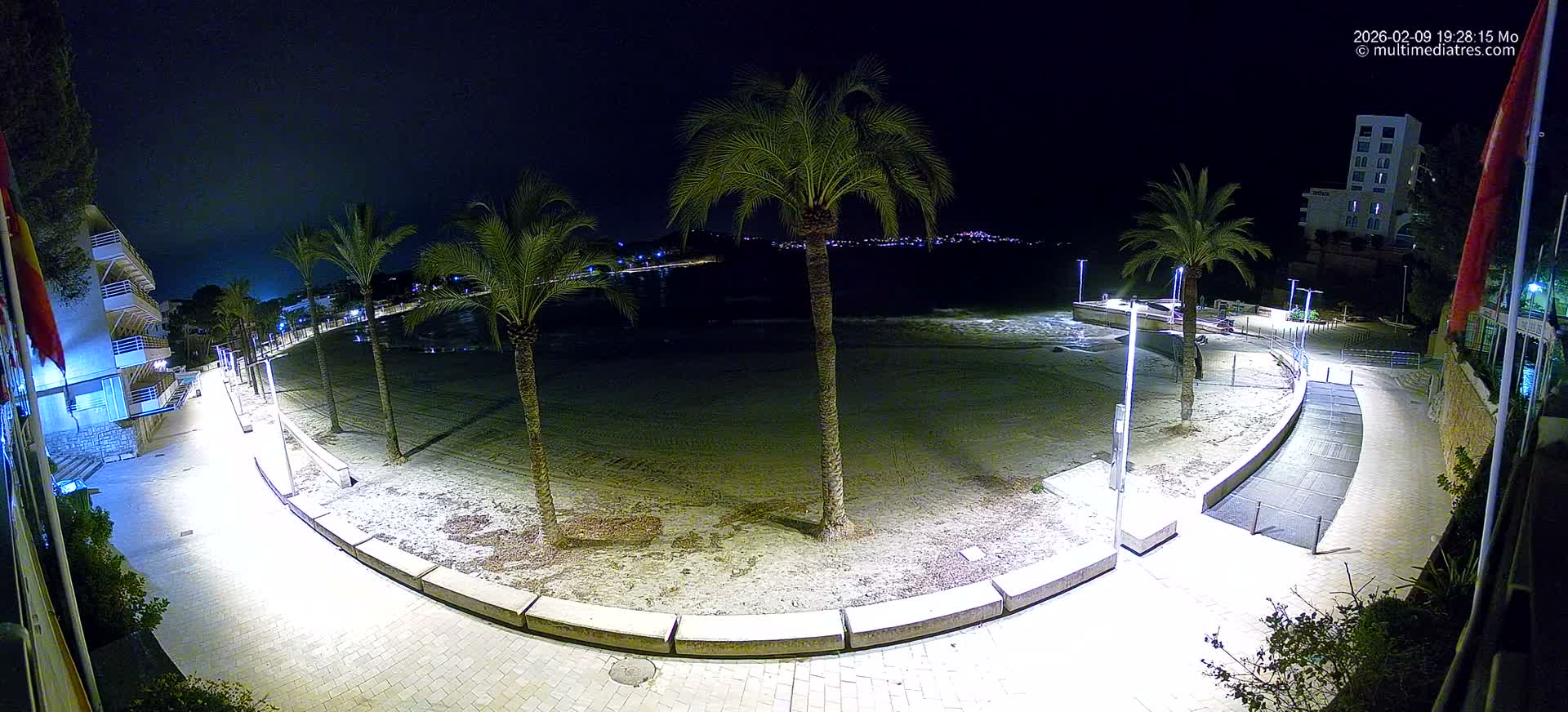 Mallorca, Peguera Palmira Beach by Rendezvous Garden Live Cam - Balearic Islands, Spain