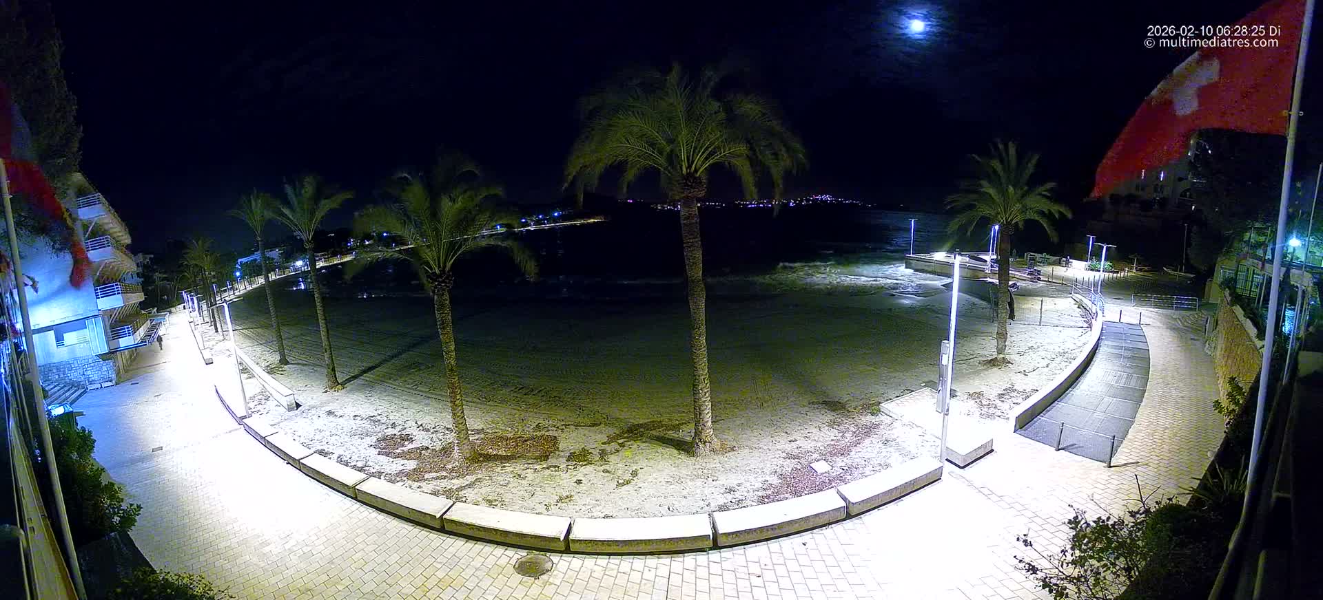 Mallorca, Peguera Palmira Beach by Rendezvous Garden Live Cam - Balearic Islands, Spain