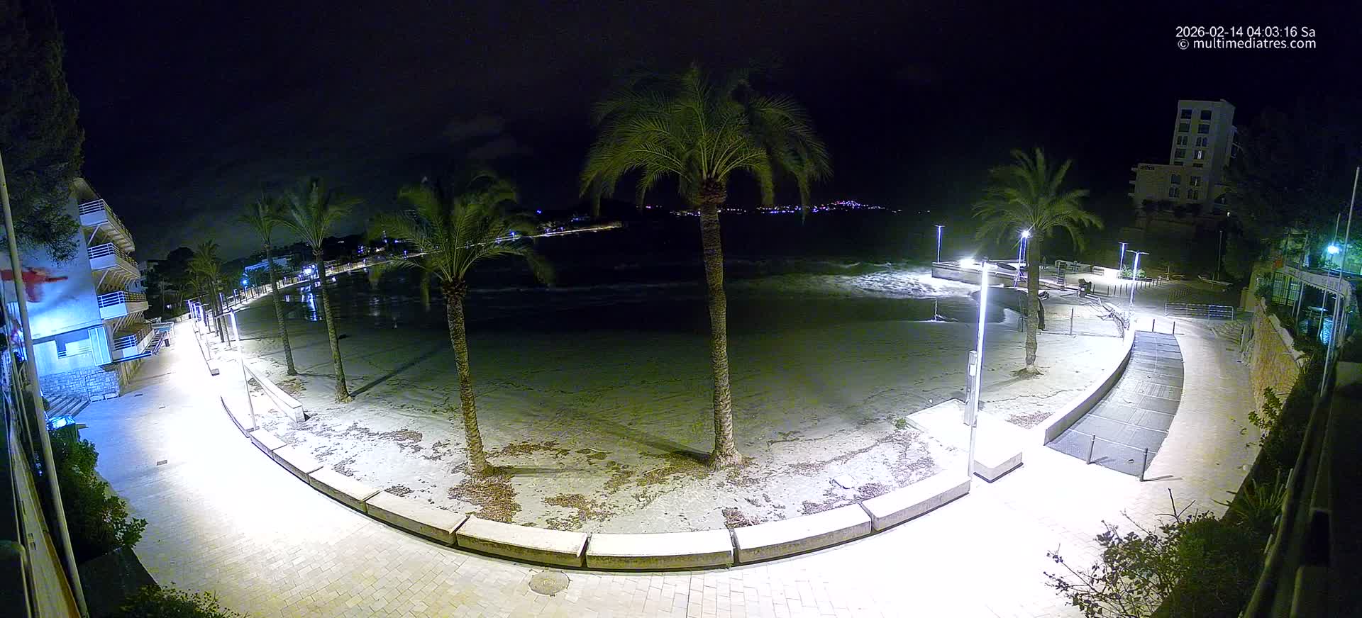 Mallorca, Peguera Palmira Beach by Rendezvous Garden Live Cam - Balearic Islands, Spain