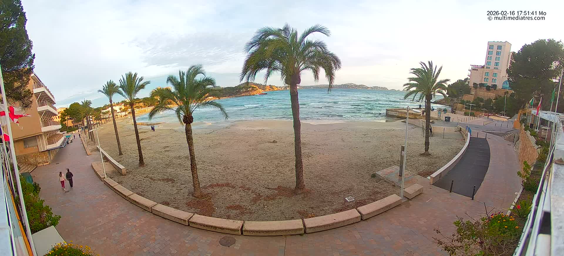 Mallorca, Peguera Palmira Beach by Rendezvous Garden Live Cam - Balearic Islands, Spain