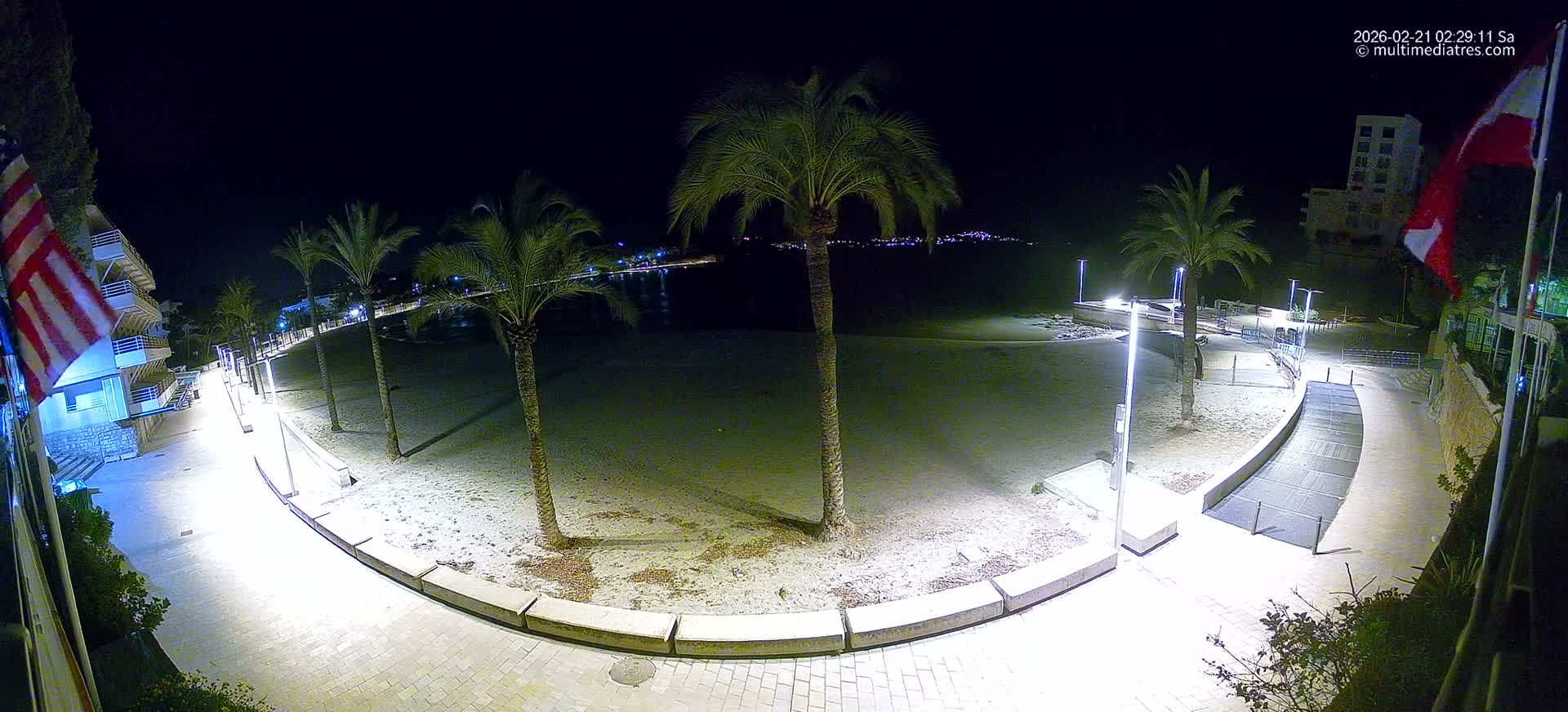 Mallorca, Peguera Palmira Beach by Rendezvous Garden Live Cam - Balearic Islands, Spain