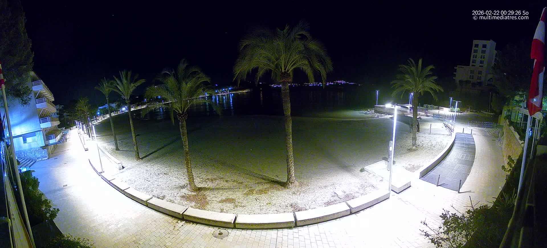 Mallorca, Peguera Palmira Beach by Rendezvous Garden Live Cam - Balearic Islands, Spain