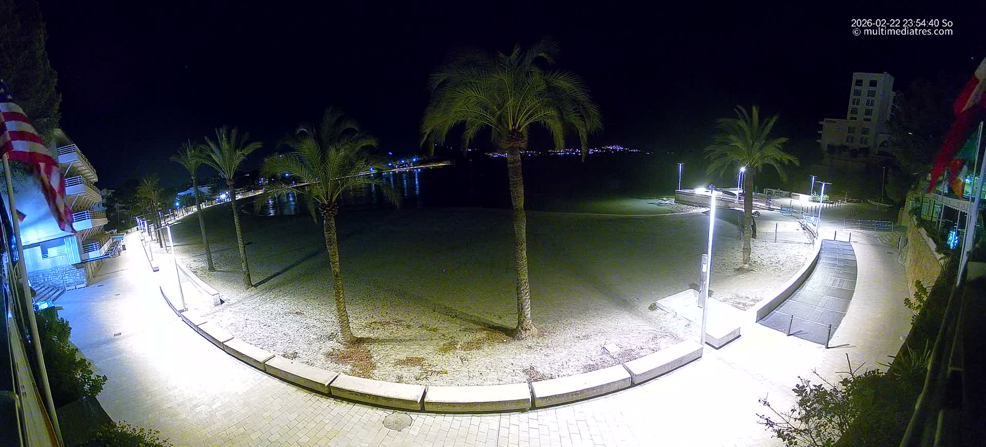 Mallorca, Peguera Palmira Beach by Rendezvous Garden Live Cam - Balearic Islands, Spain