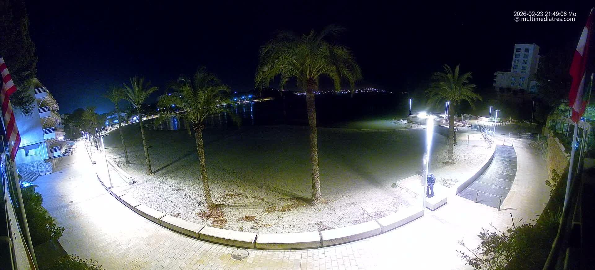 Mallorca, Peguera Palmira Beach by Rendezvous Garden Live Cam - Balearic Islands, Spain