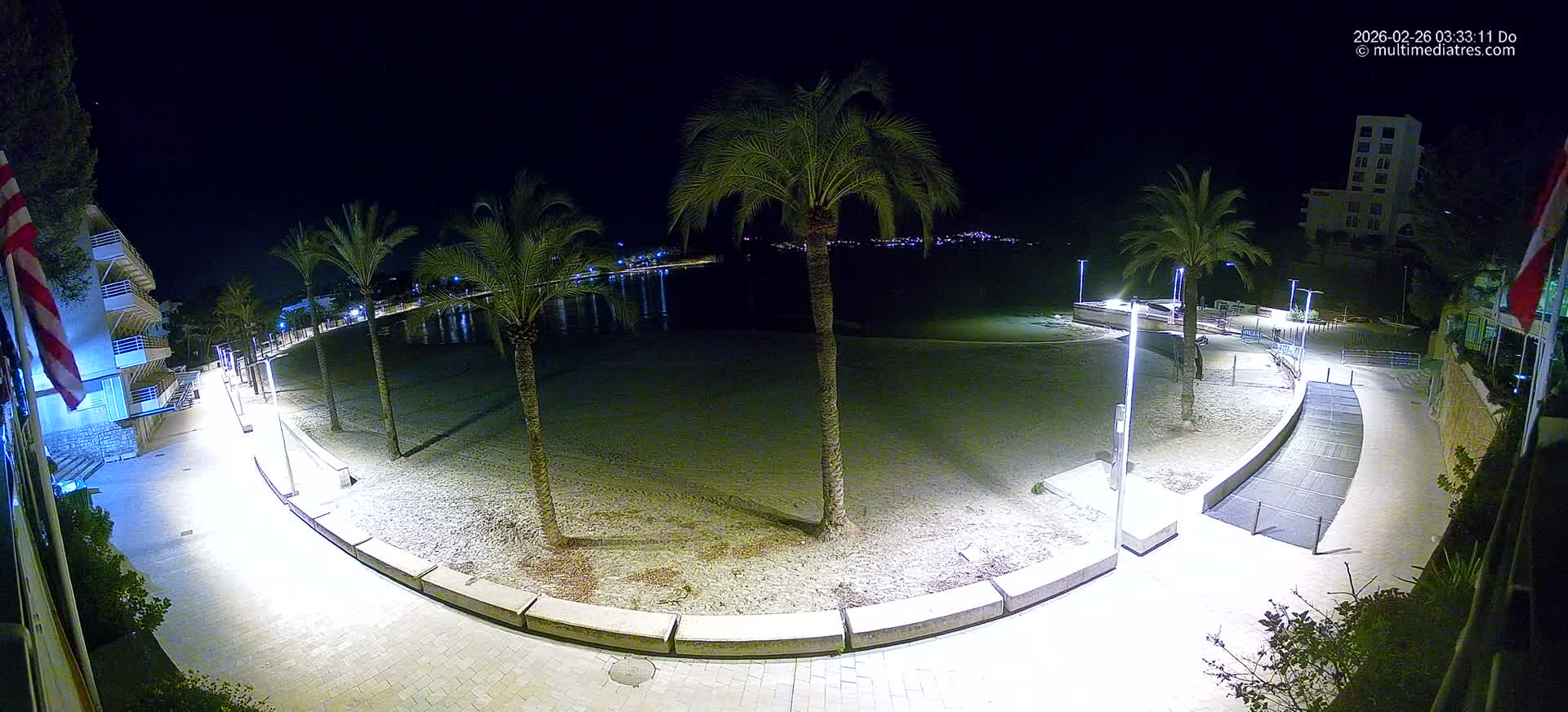Mallorca, Peguera Palmira Beach by Rendezvous Garden Live Cam - Balearic Islands, Spain