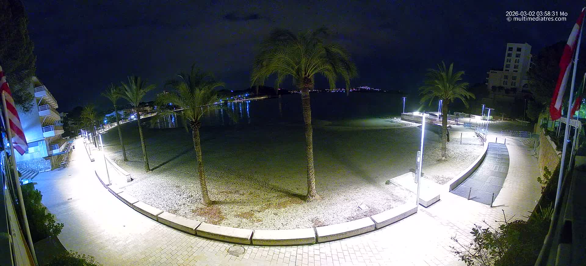 Mallorca, Peguera Palmira Beach by Rendezvous Garden Live Cam - Balearic Islands, Spain