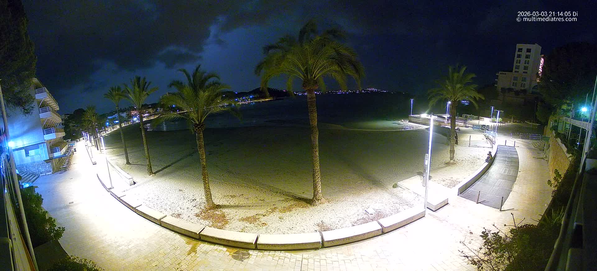Mallorca, Peguera Palmira Beach by Rendezvous Garden Live Cam - Balearic Islands, Spain