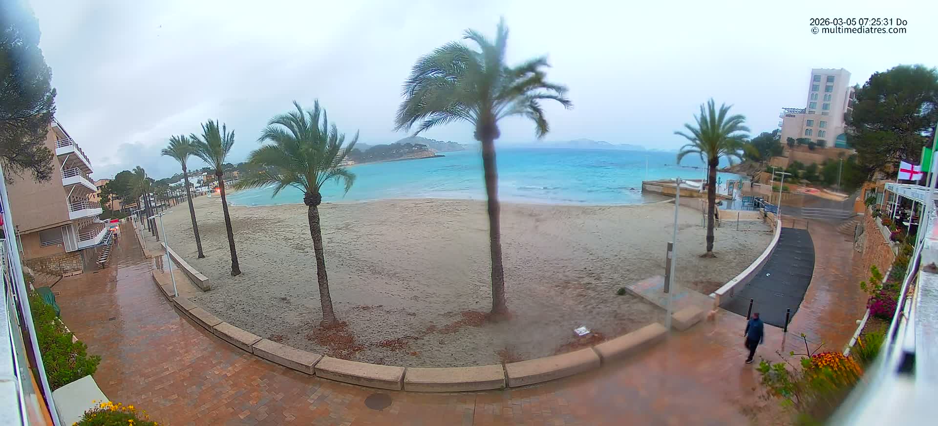Mallorca, Peguera Palmira Beach by Rendezvous Garden Live Cam - Balearic Islands, Spain