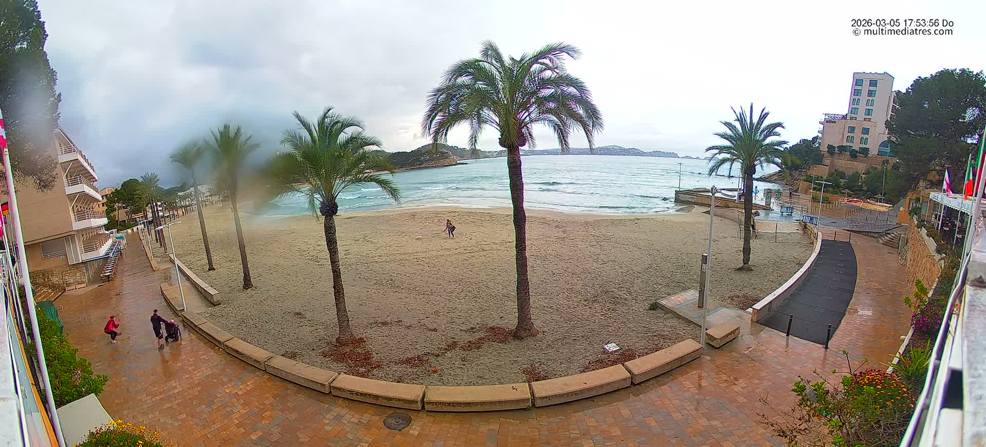 Mallorca, Peguera Palmira Beach by Rendezvous Garden Live Cam - Balearic Islands, Spain