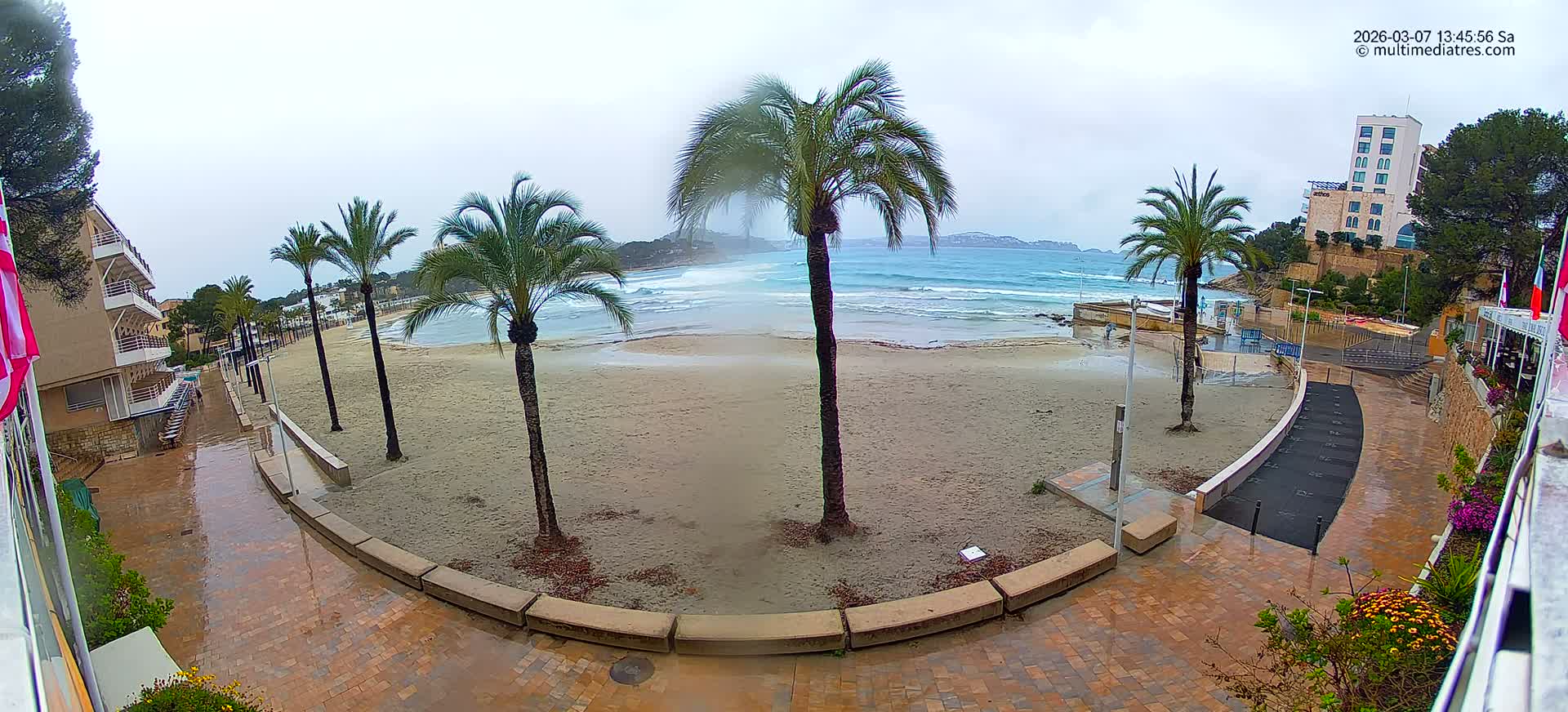Mallorca, Peguera Palmira Beach by Rendezvous Garden Live Cam - Balearic Islands, Spain