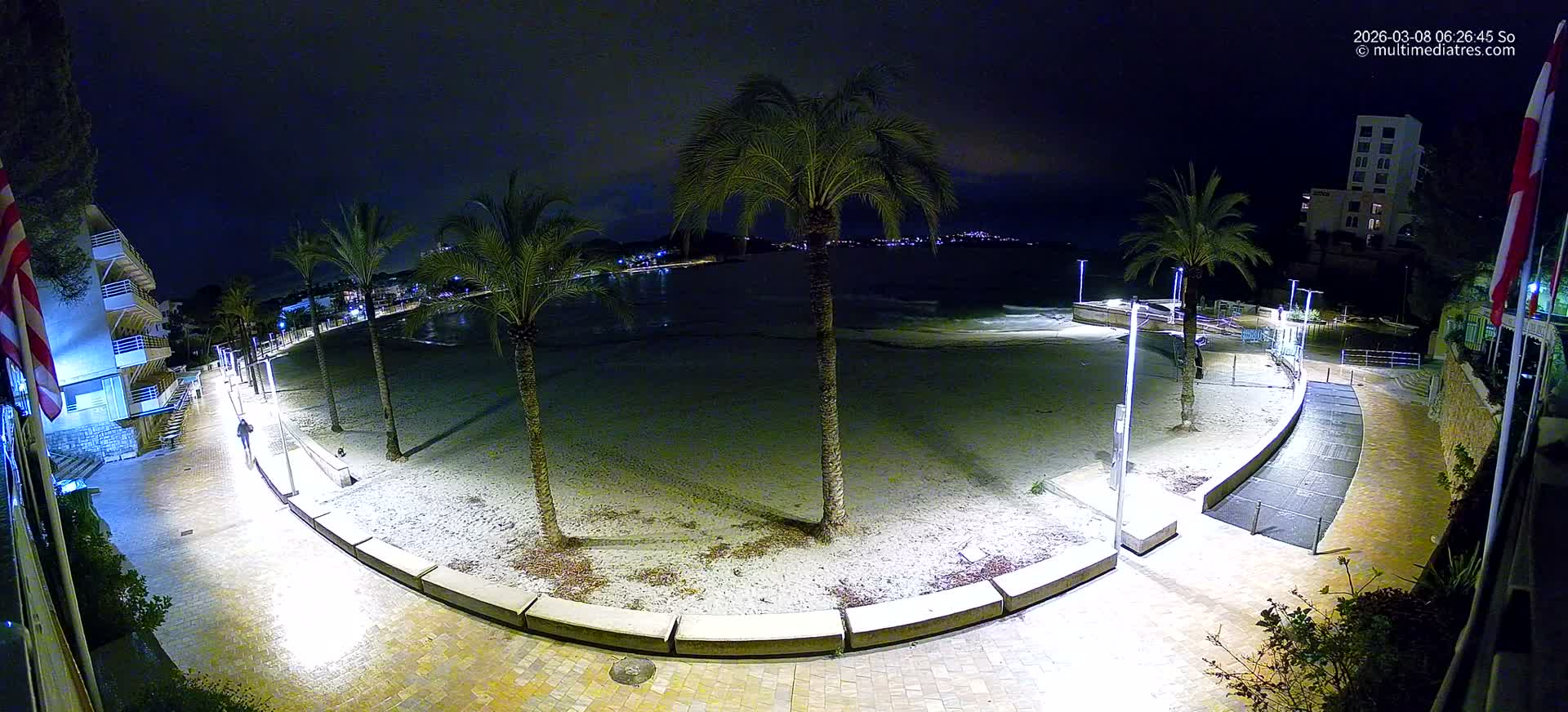 Mallorca, Peguera Palmira Beach by Rendezvous Garden Live Cam - Balearic Islands, Spain