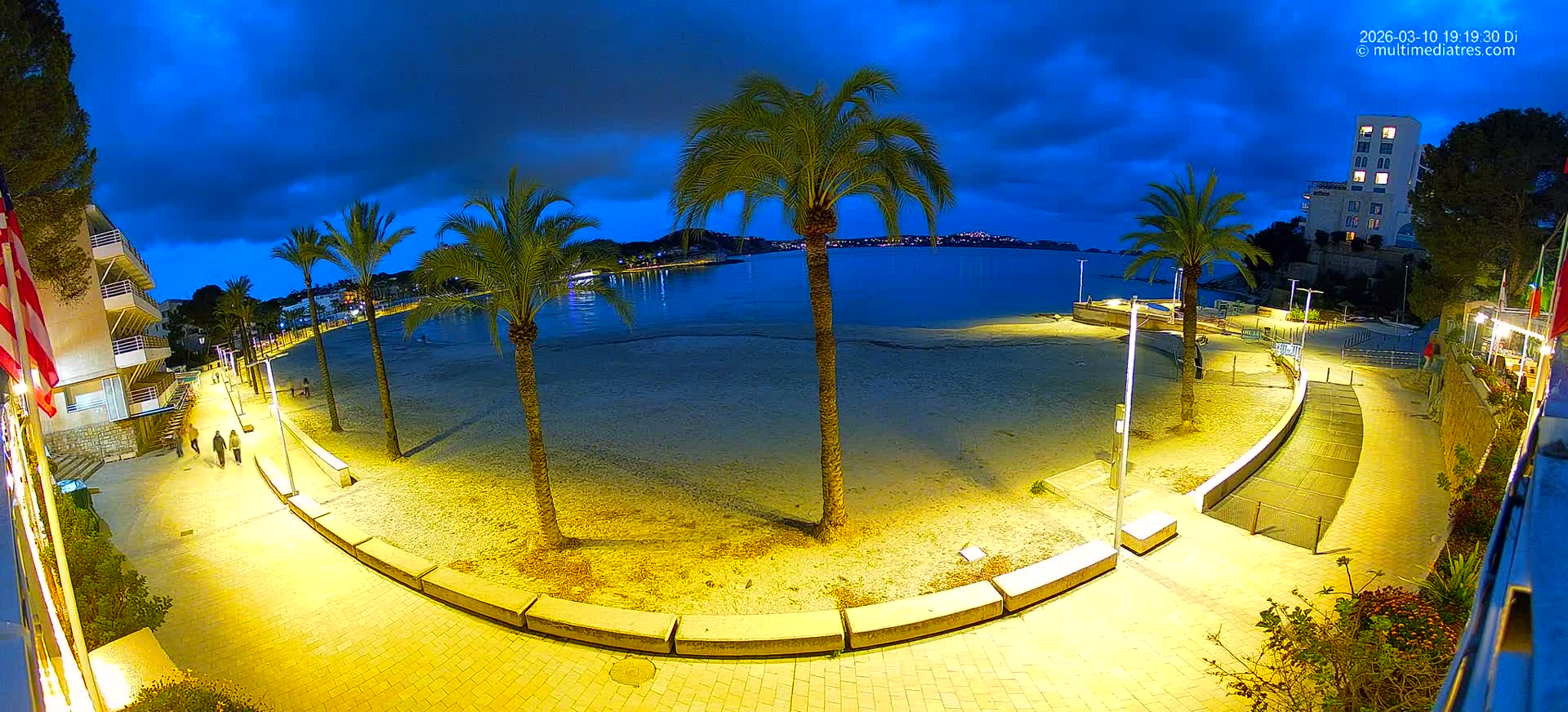 Mallorca, Peguera Palmira Beach by Rendezvous Garden Live Cam - Balearic Islands, Spain