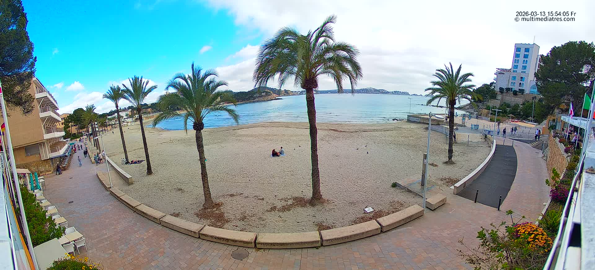 Mallorca, Peguera Palmira Beach by Rendezvous Garden Live Cam - Balearic Islands, Spain