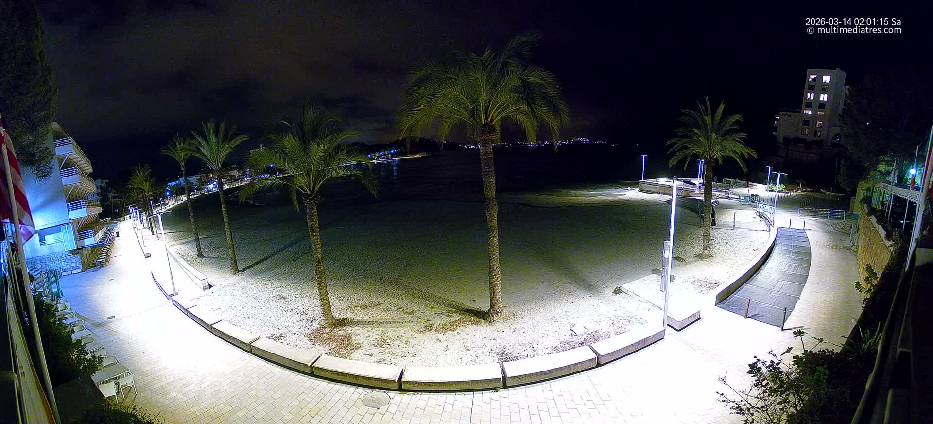 Mallorca, Peguera Palmira Beach by Rendezvous Garden Live Cam - Balearic Islands, Spain