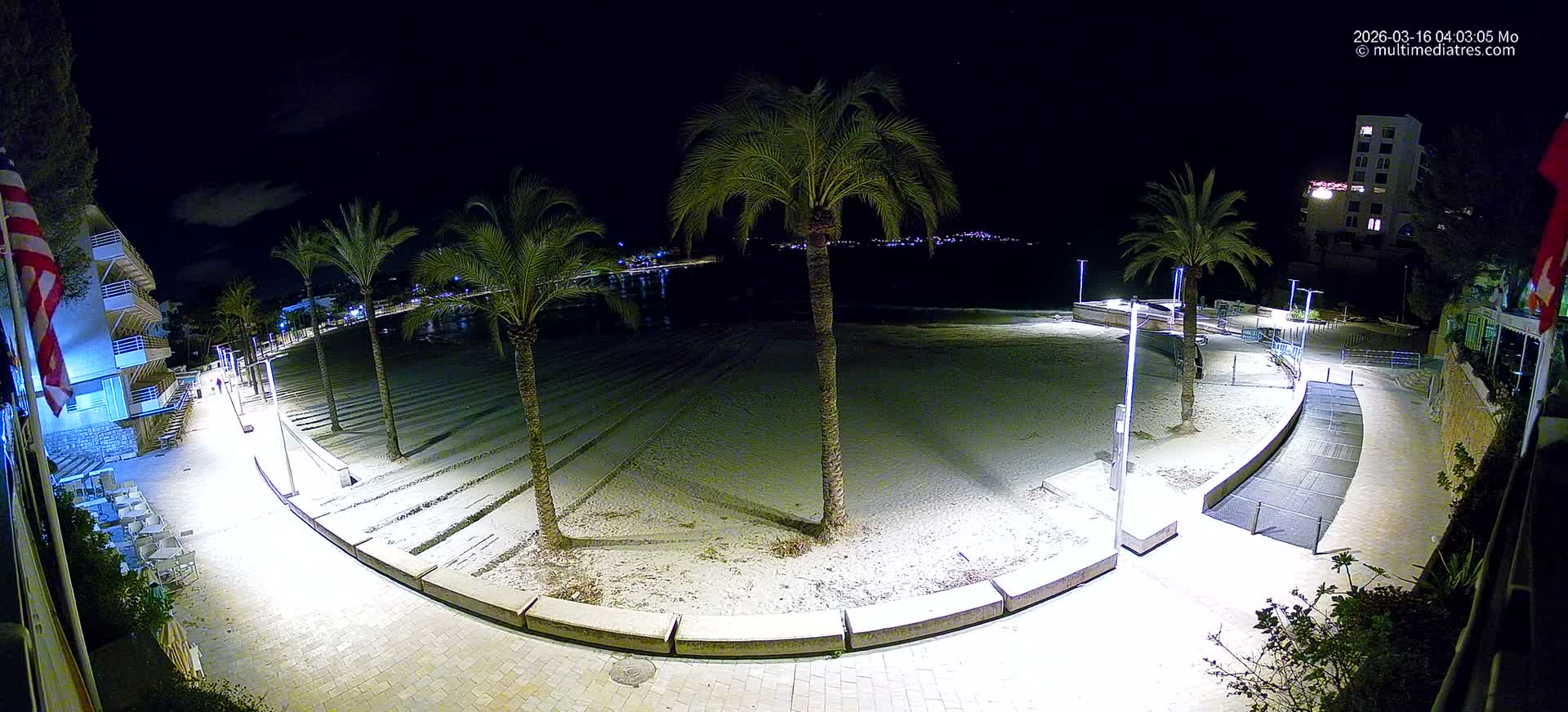 Mallorca, Peguera Palmira Beach by Rendezvous Garden Live Cam - Balearic Islands, Spain
