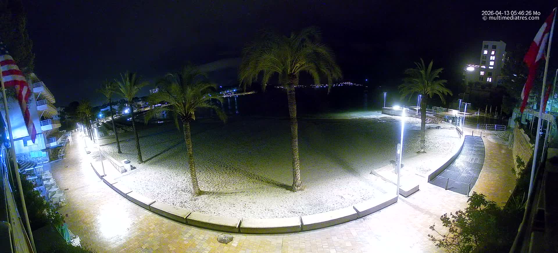 Mallorca, Peguera Palmira Beach by Rendezvous Garden Live Cam - Balearic Islands, Spain