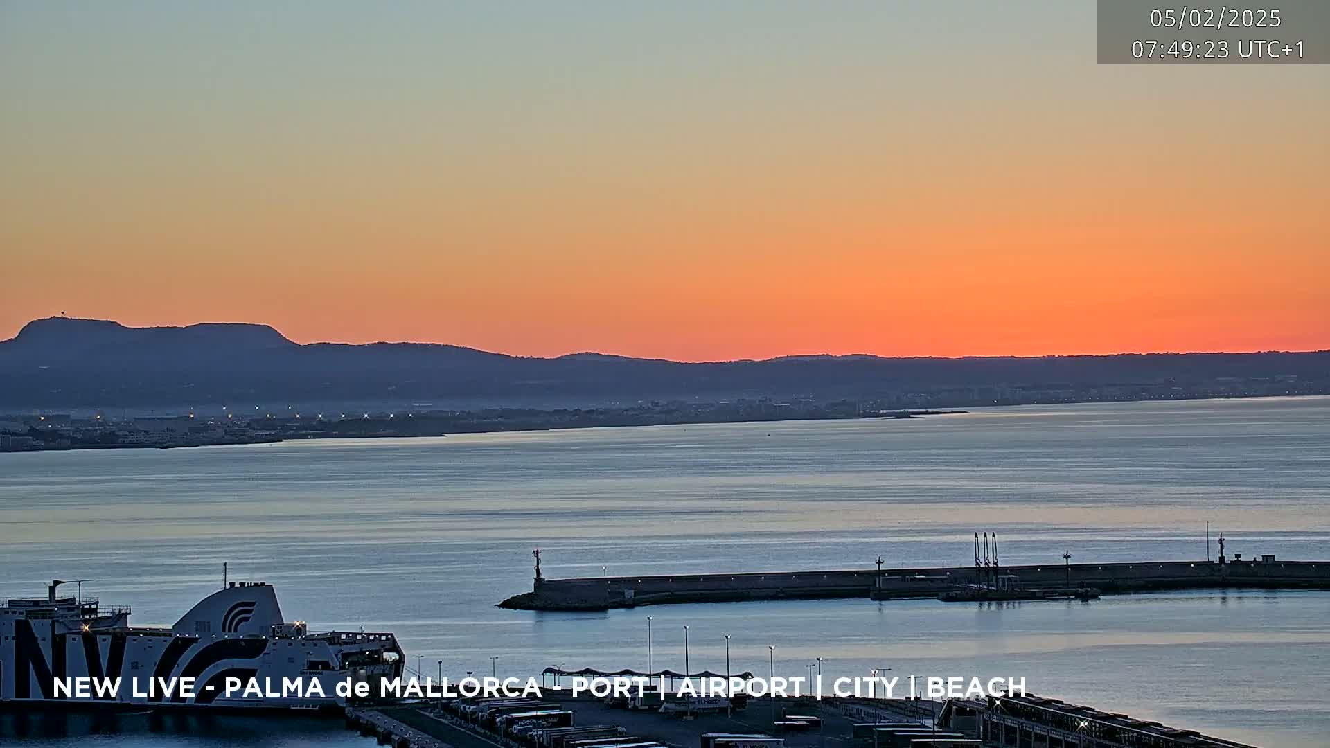 Palma de Mallorca City & Harbor Live Cam - Palma de mallorca, Balearic Islands, Spain
