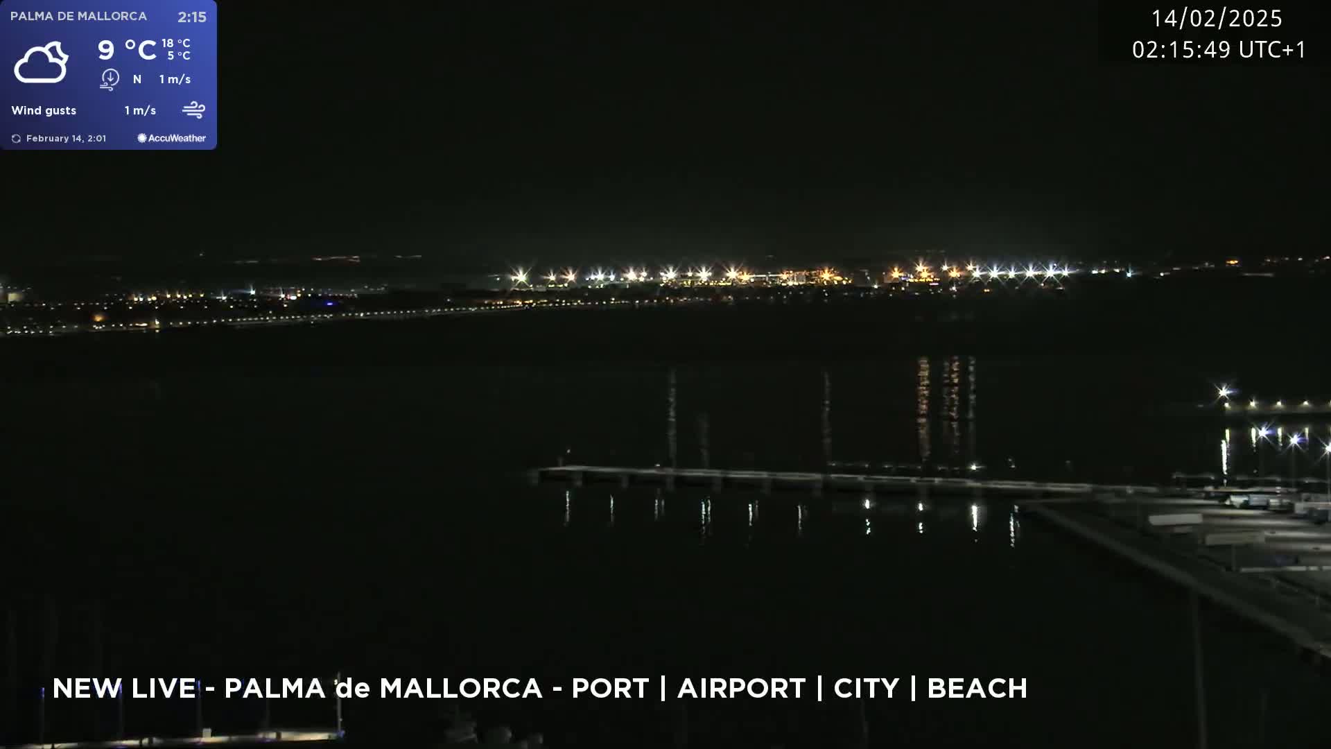 Palma de Mallorca City & Harbor Live Cam - Palma de mallorca, Balearic Islands, Spain
