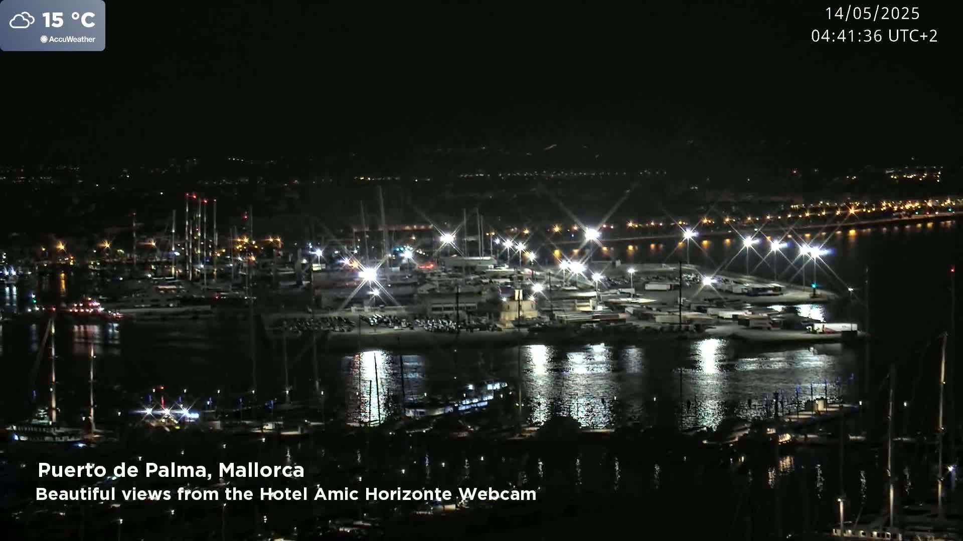 Palma de Mallorca City & Harbor Live Cam - Palma de mallorca, Balearic Islands, Spain