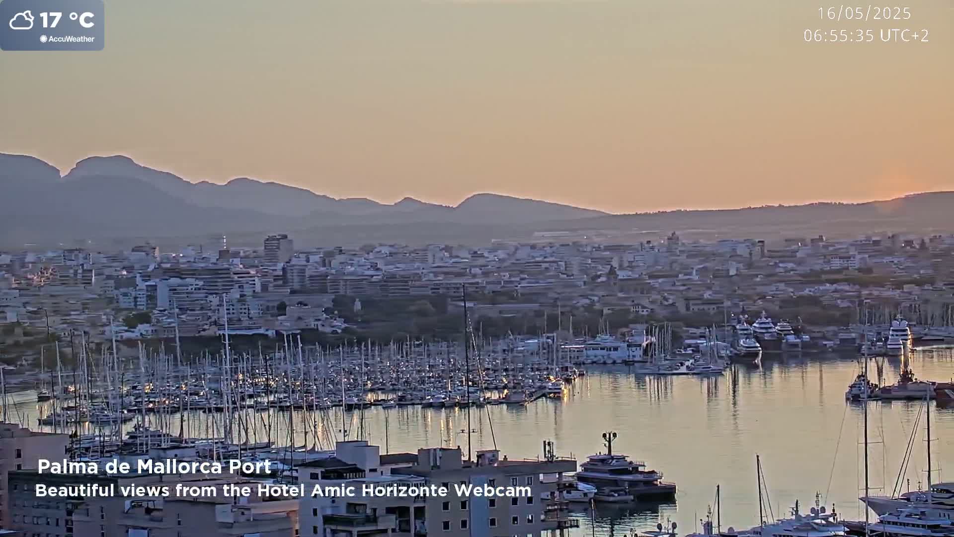 Palma de Mallorca City & Harbor Live Cam - Palma de mallorca, Balearic Islands, Spain