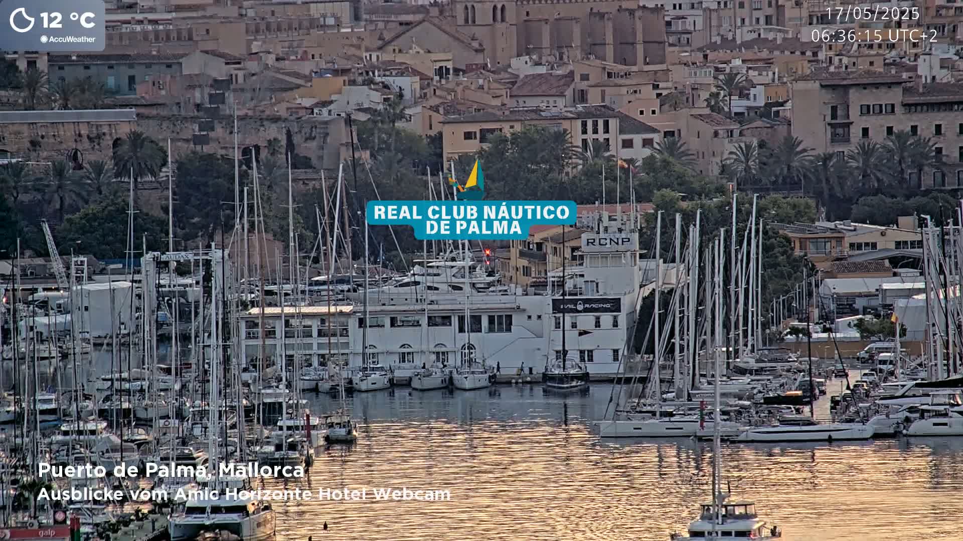 Palma de Mallorca City & Harbor Live Cam - Palma de mallorca, Balearic Islands, Spain