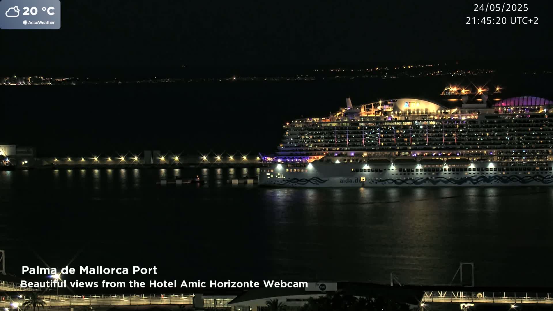 Palma de Mallorca City & Harbor Live Cam - Palma de mallorca, Balearic Islands, Spain