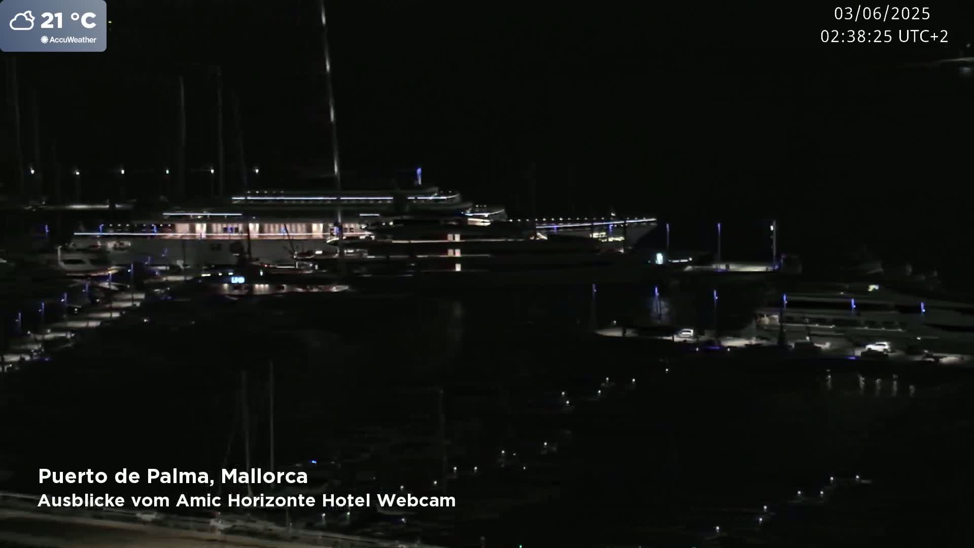 Palma de Mallorca City & Harbor Live Cam - Palma de mallorca, Balearic Islands, Spain