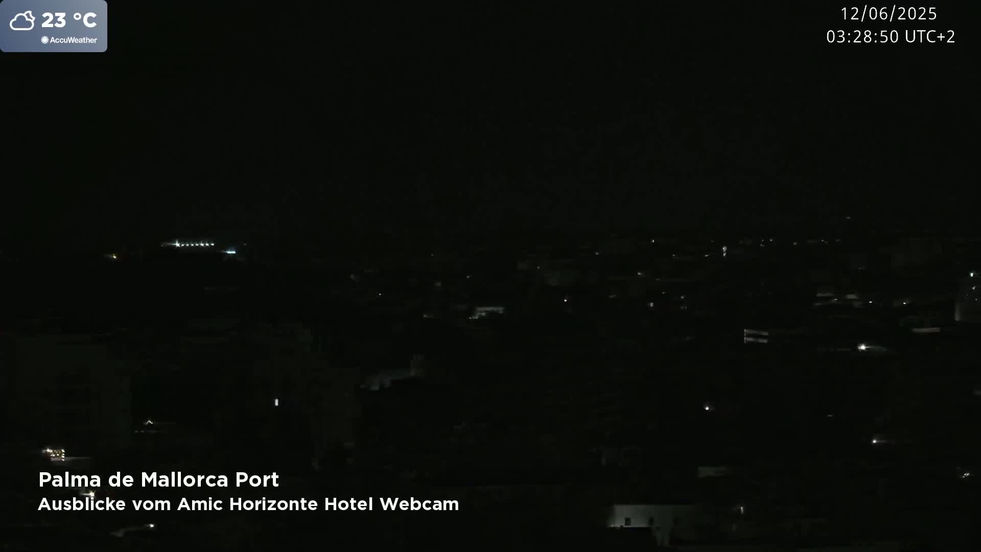 Palma de Mallorca City & Harbor Live Cam - Palma de mallorca, Balearic Islands, Spain