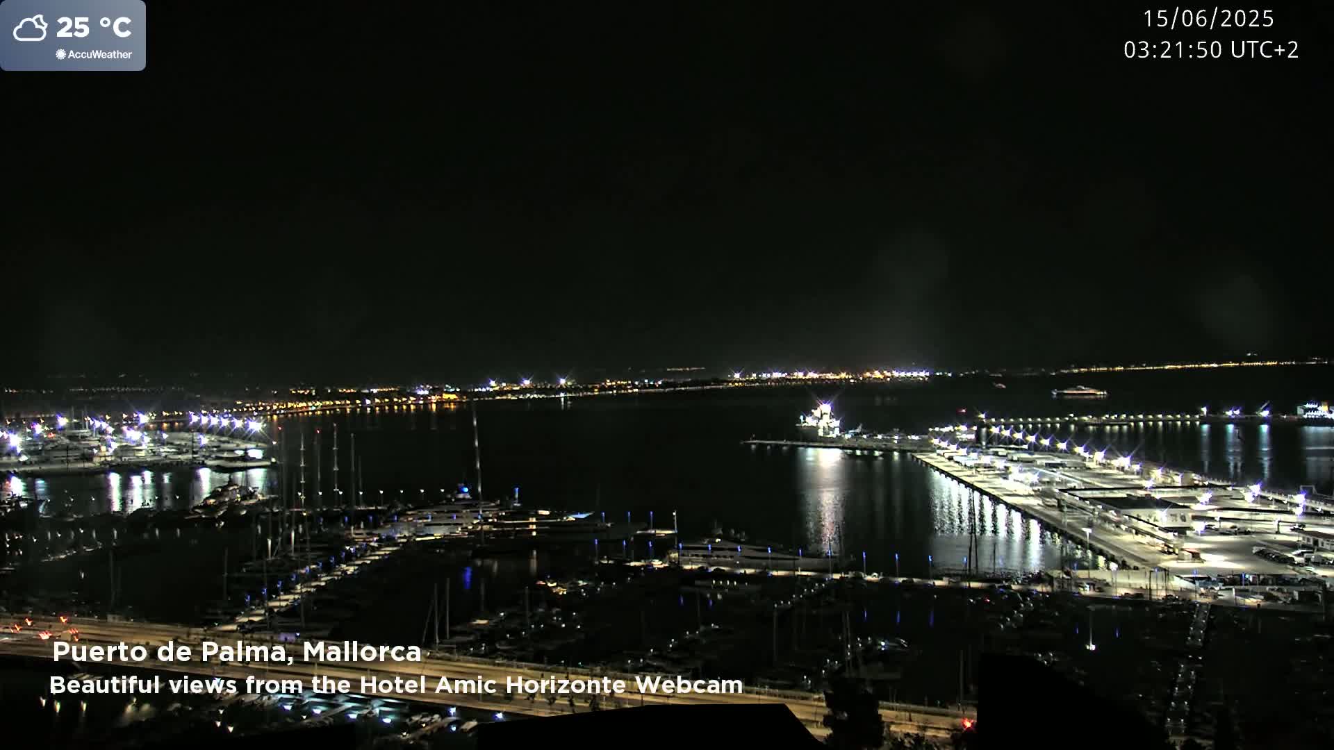 Palma de Mallorca City & Harbor Live Cam - Palma de mallorca, Balearic Islands, Spain