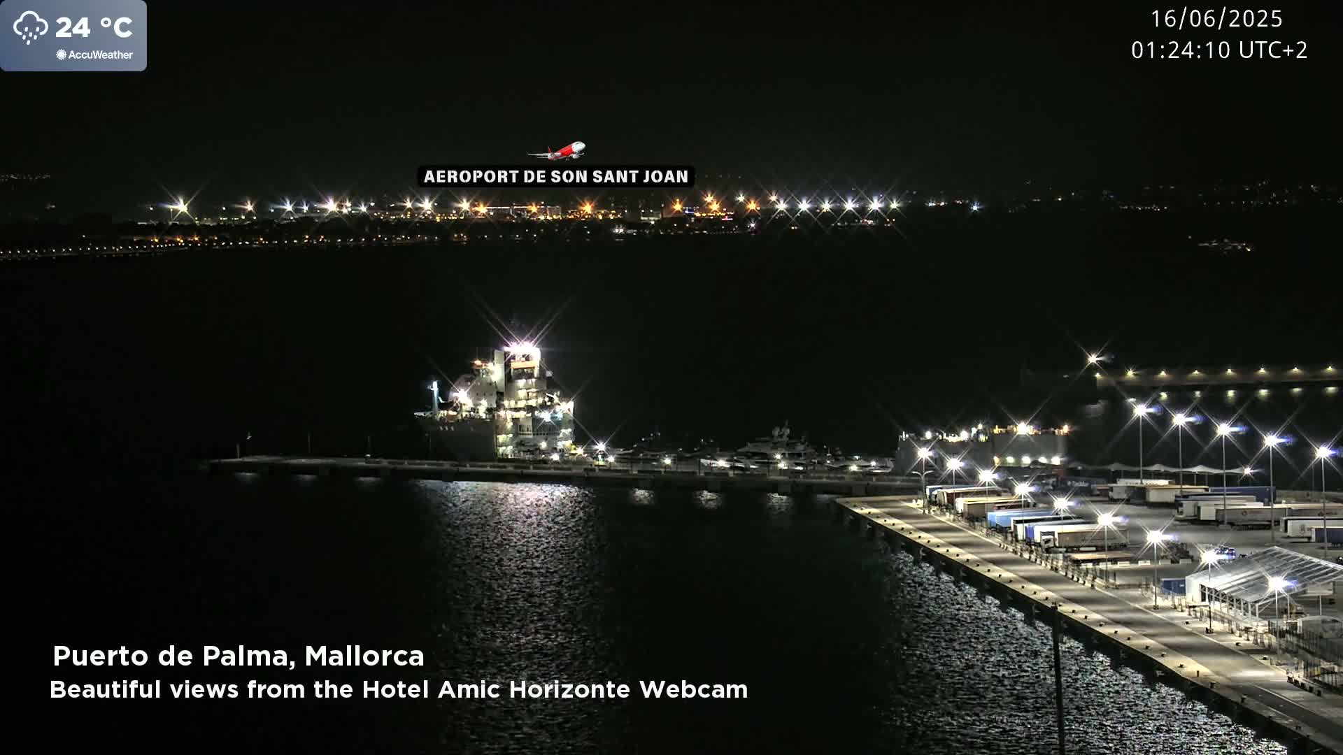 Palma de Mallorca City & Harbor Live Cam - Palma de mallorca, Balearic Islands, Spain