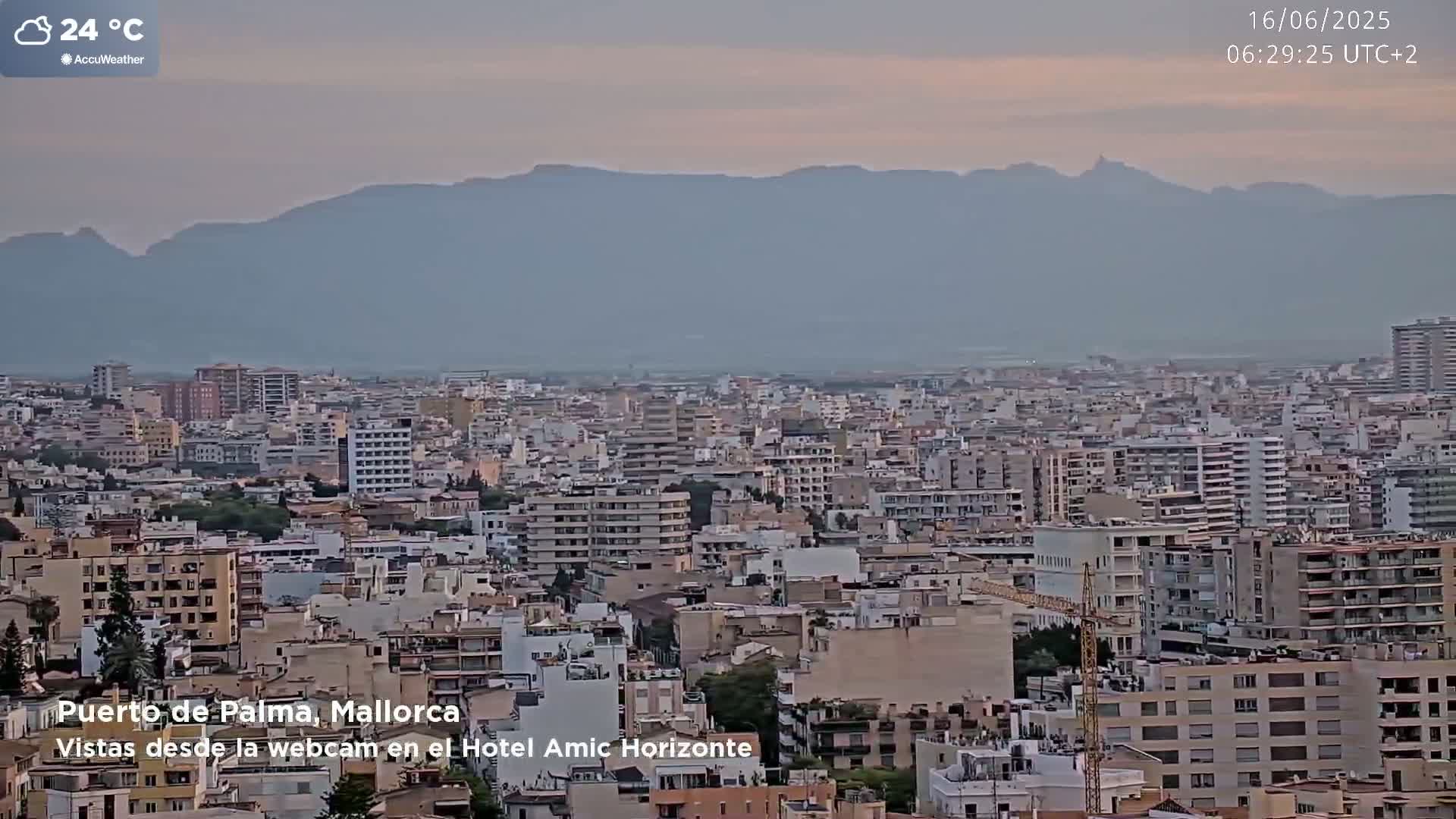 Palma de Mallorca City & Harbor Live Cam - Palma de mallorca, Balearic Islands, Spain