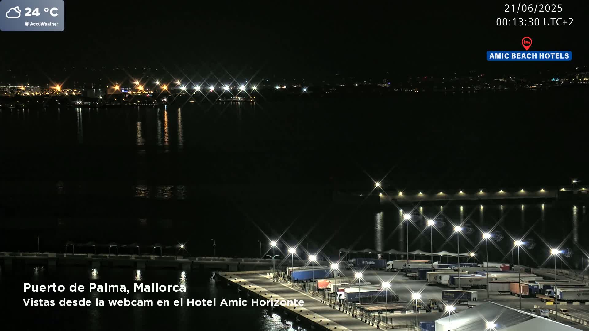 Palma de Mallorca City & Harbor Live Cam - Palma de mallorca, Balearic Islands, Spain