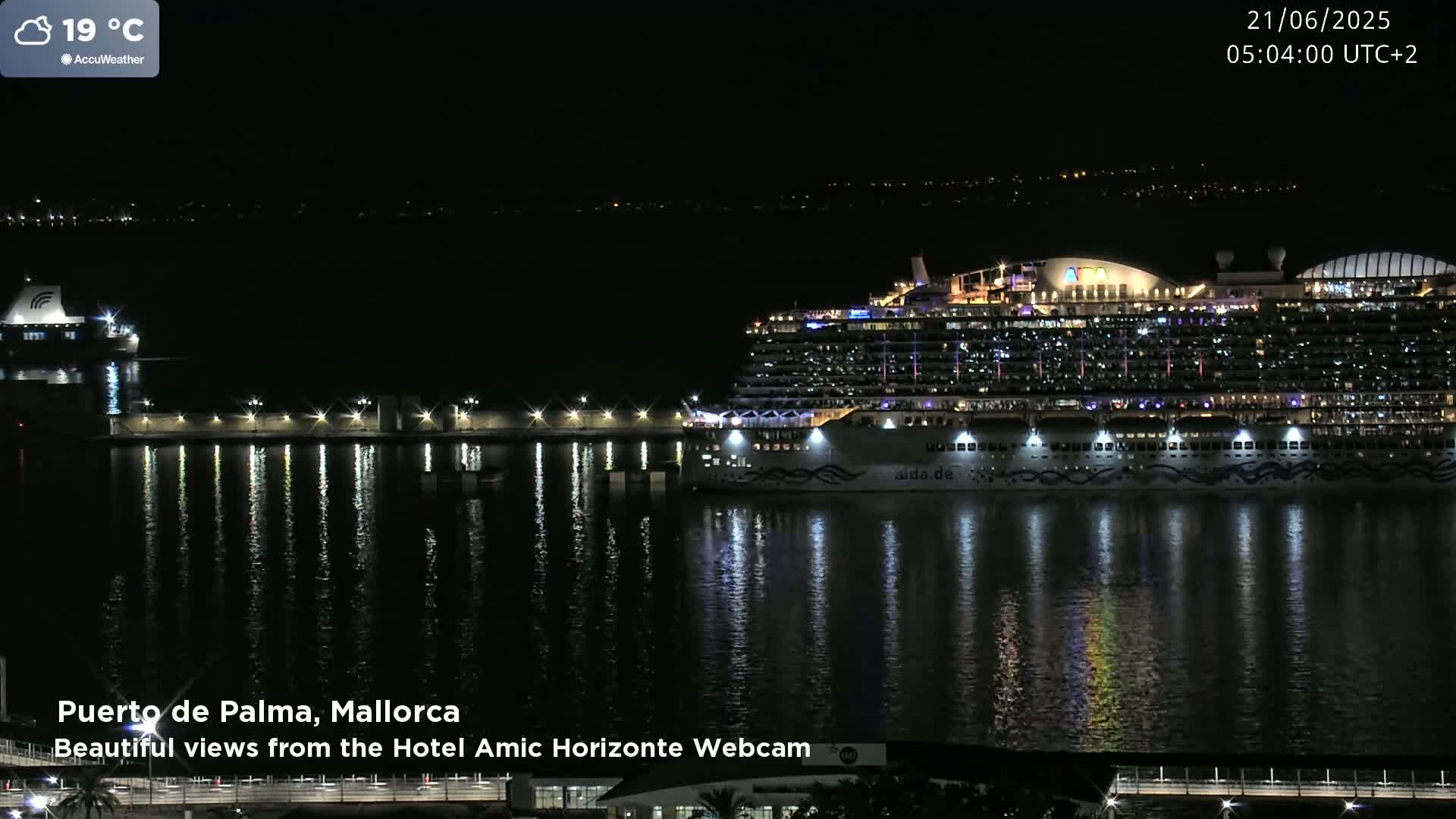 Palma de Mallorca City & Harbor Live Cam - Palma de mallorca, Balearic Islands, Spain