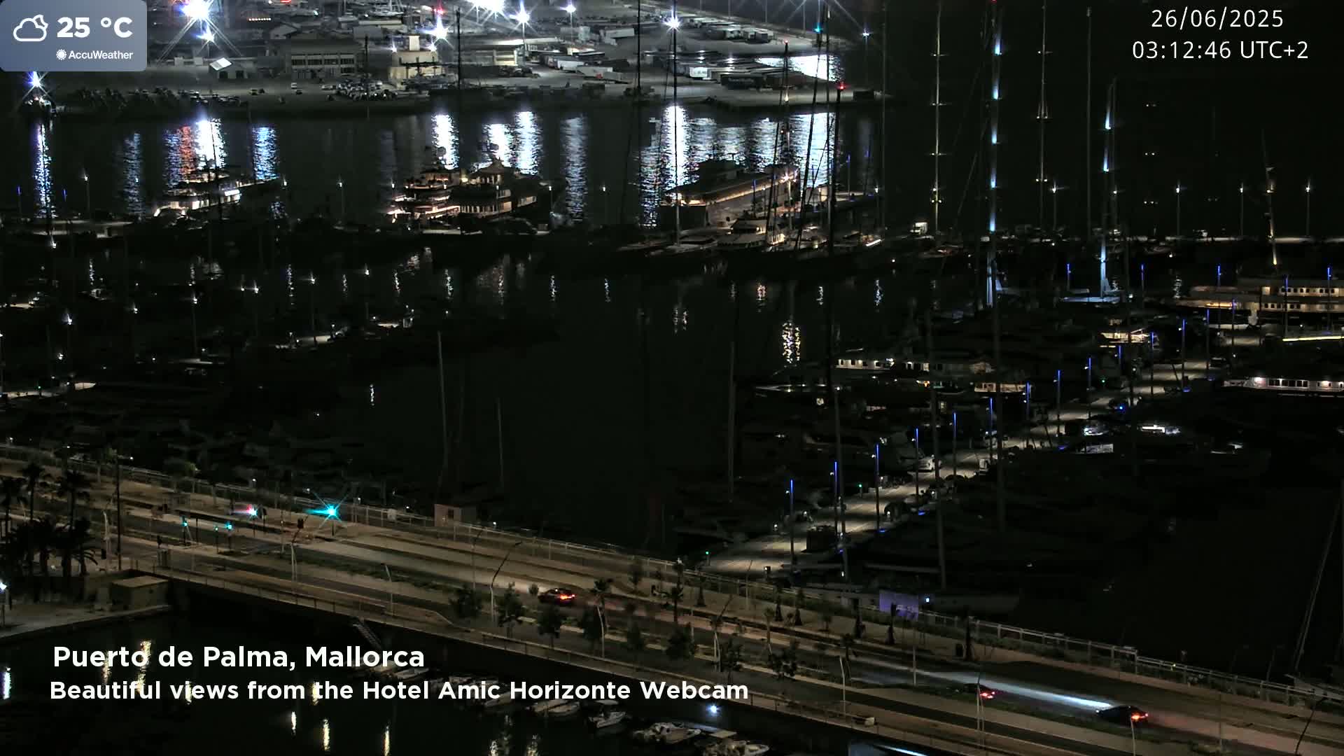 Palma de Mallorca City & Harbor Live Cam - Palma de mallorca, Balearic Islands, Spain