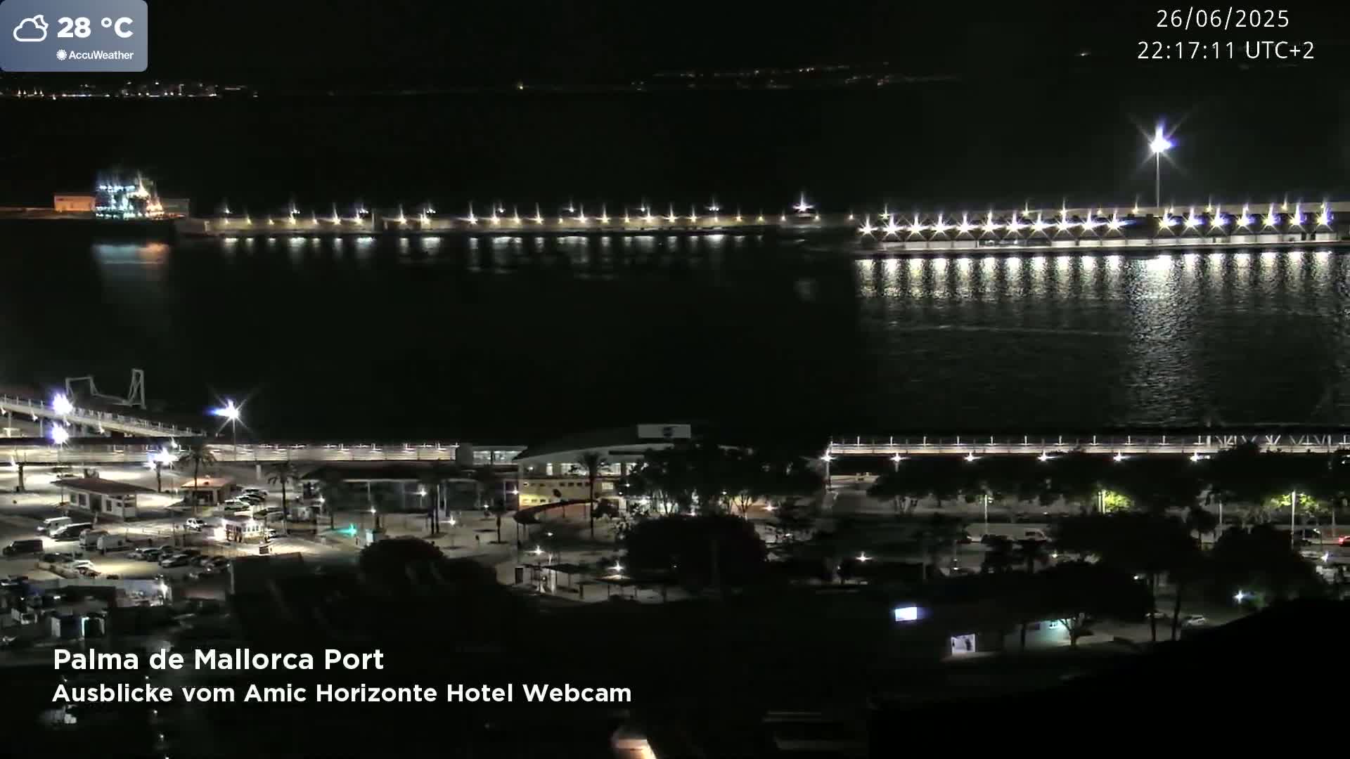 Palma de Mallorca City & Harbor Live Cam - Palma de mallorca, Balearic Islands, Spain