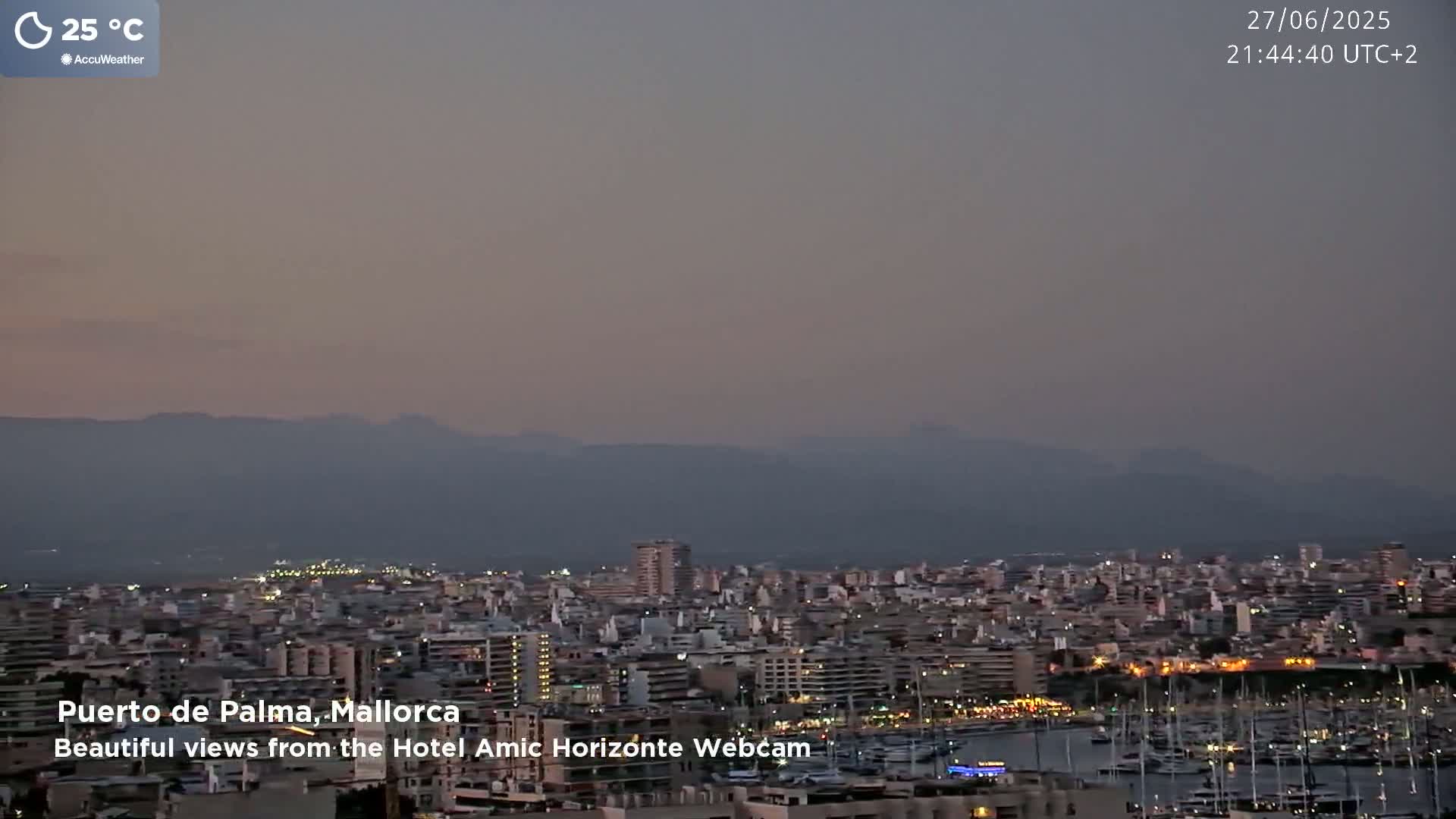 Palma de Mallorca City & Harbor Live Cam - Palma de mallorca, Balearic Islands, Spain