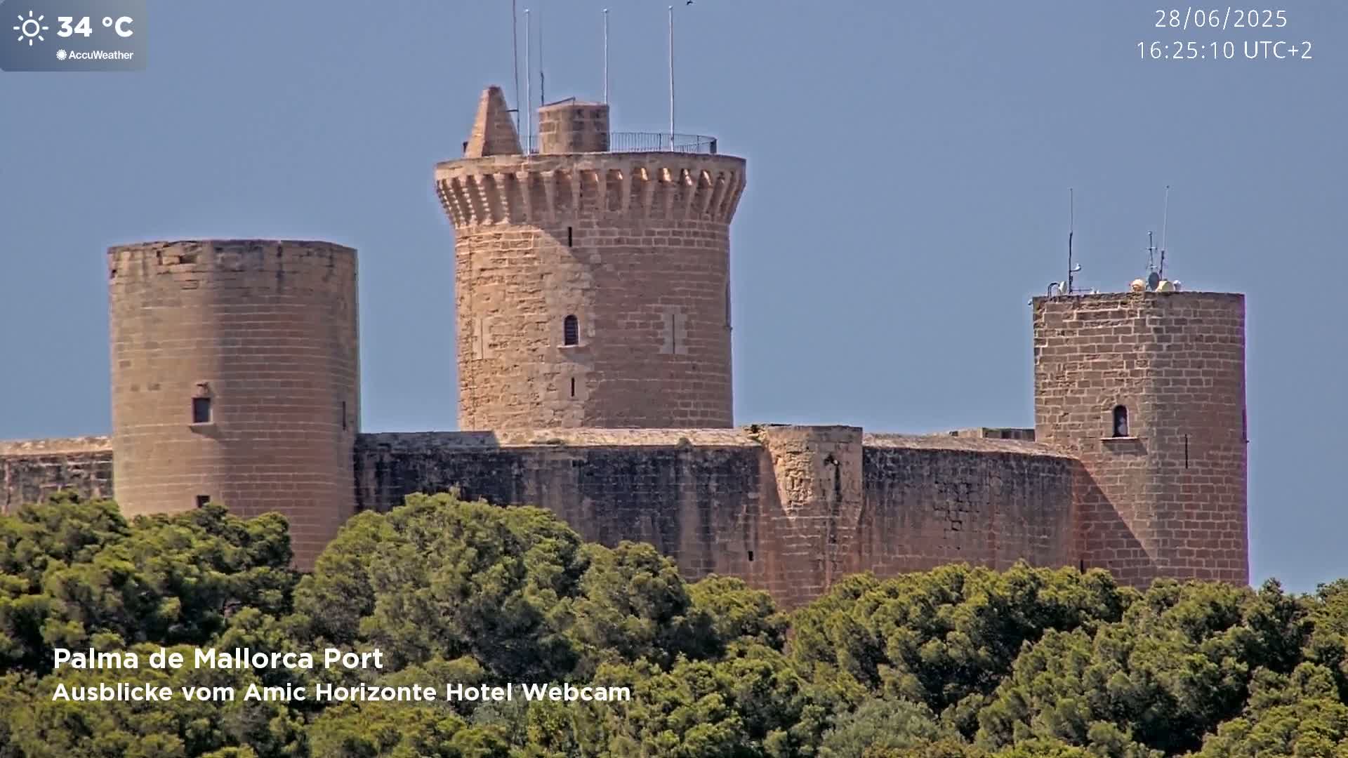 Palma de Mallorca City & Harbor Live Cam - Palma de mallorca, Balearic Islands, Spain