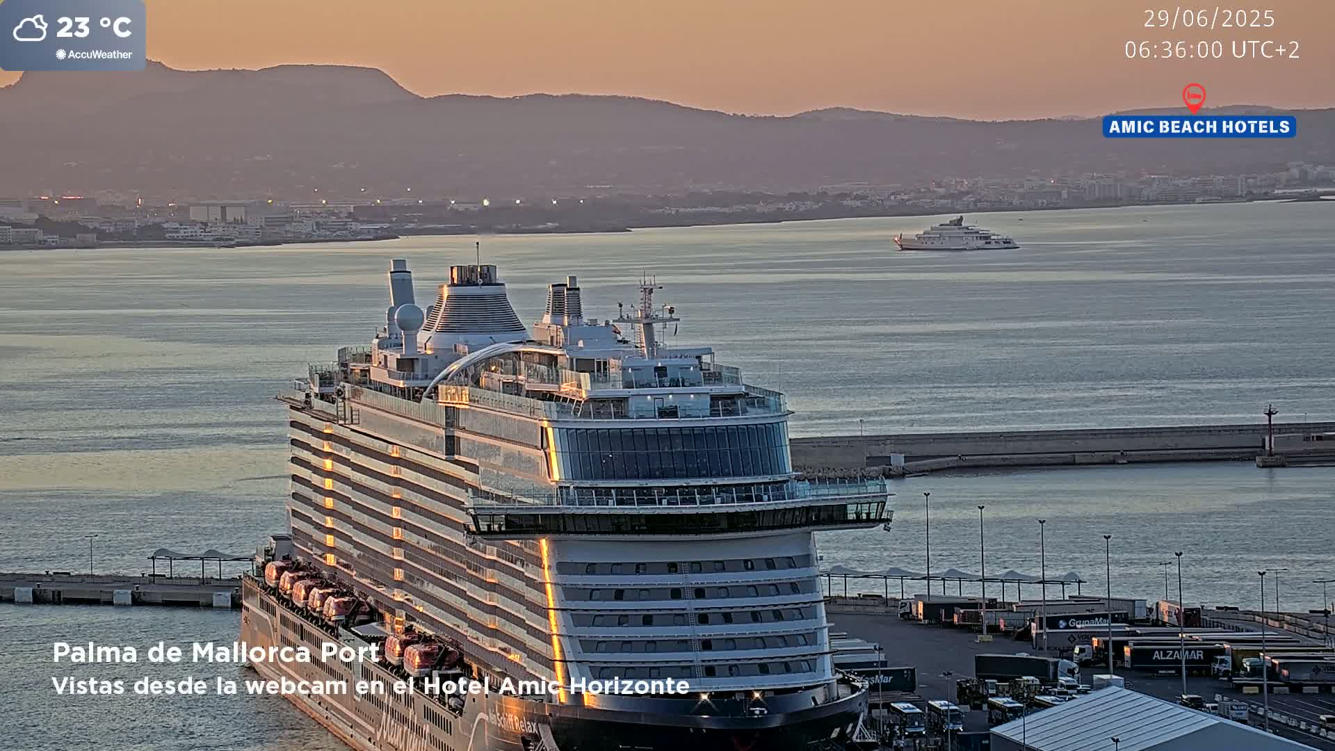 Palma de Mallorca City & Harbor Live Cam - Palma de mallorca, Balearic Islands, Spain