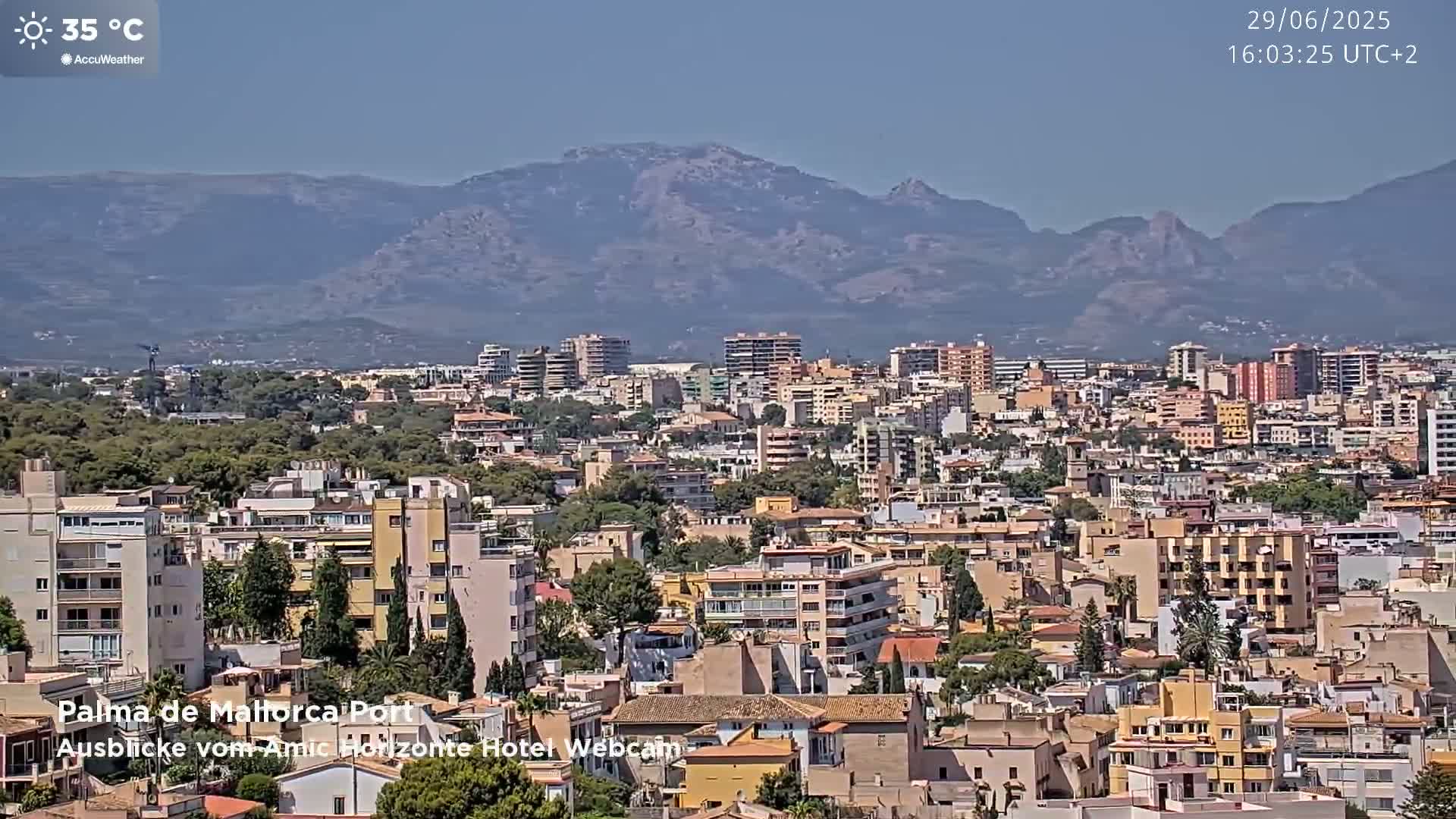 Palma de Mallorca City & Harbor Live Cam - Palma de mallorca, Balearic Islands, Spain