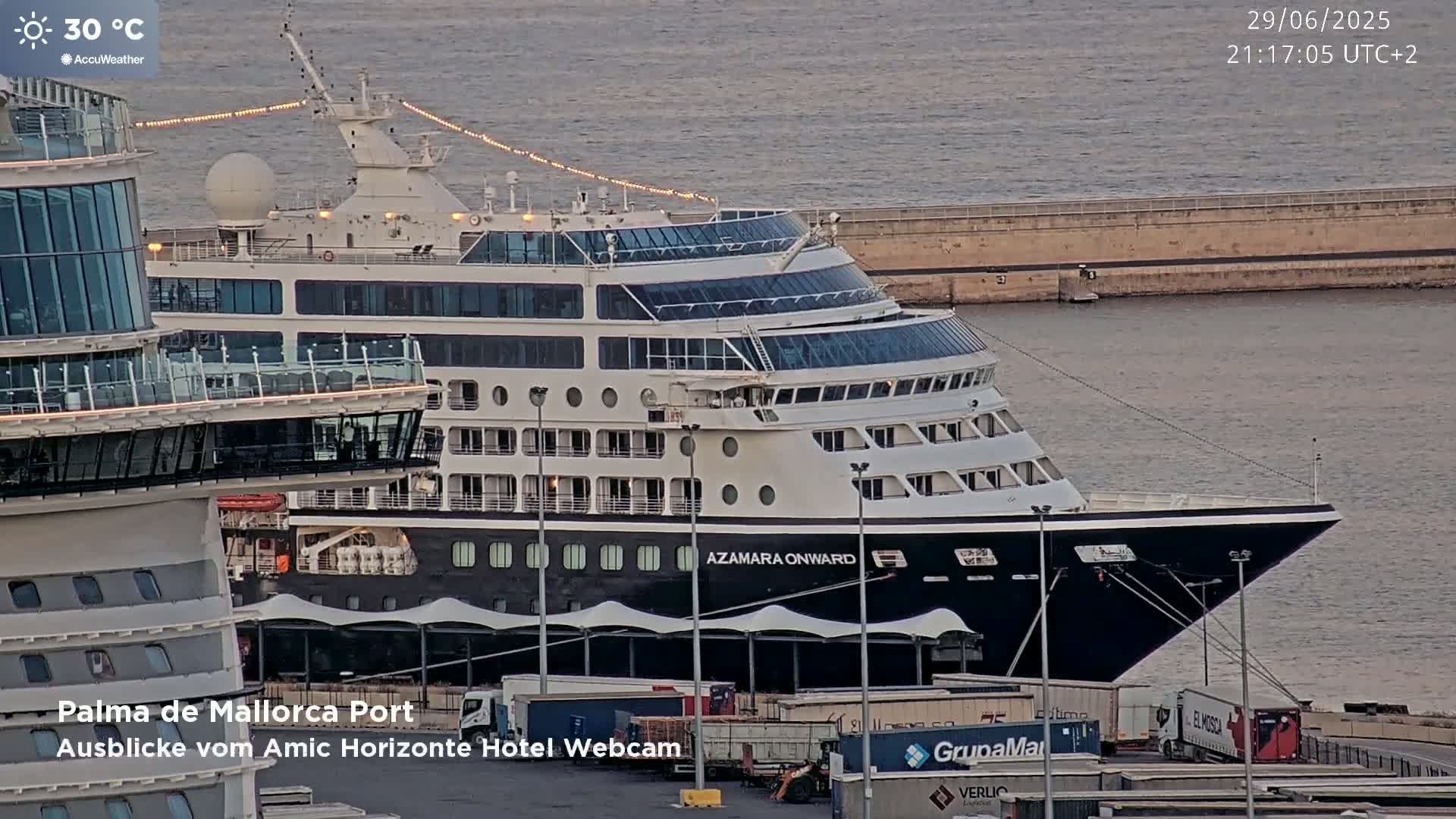 Palma de Mallorca City & Harbor Live Cam - Palma de mallorca, Balearic Islands, Spain