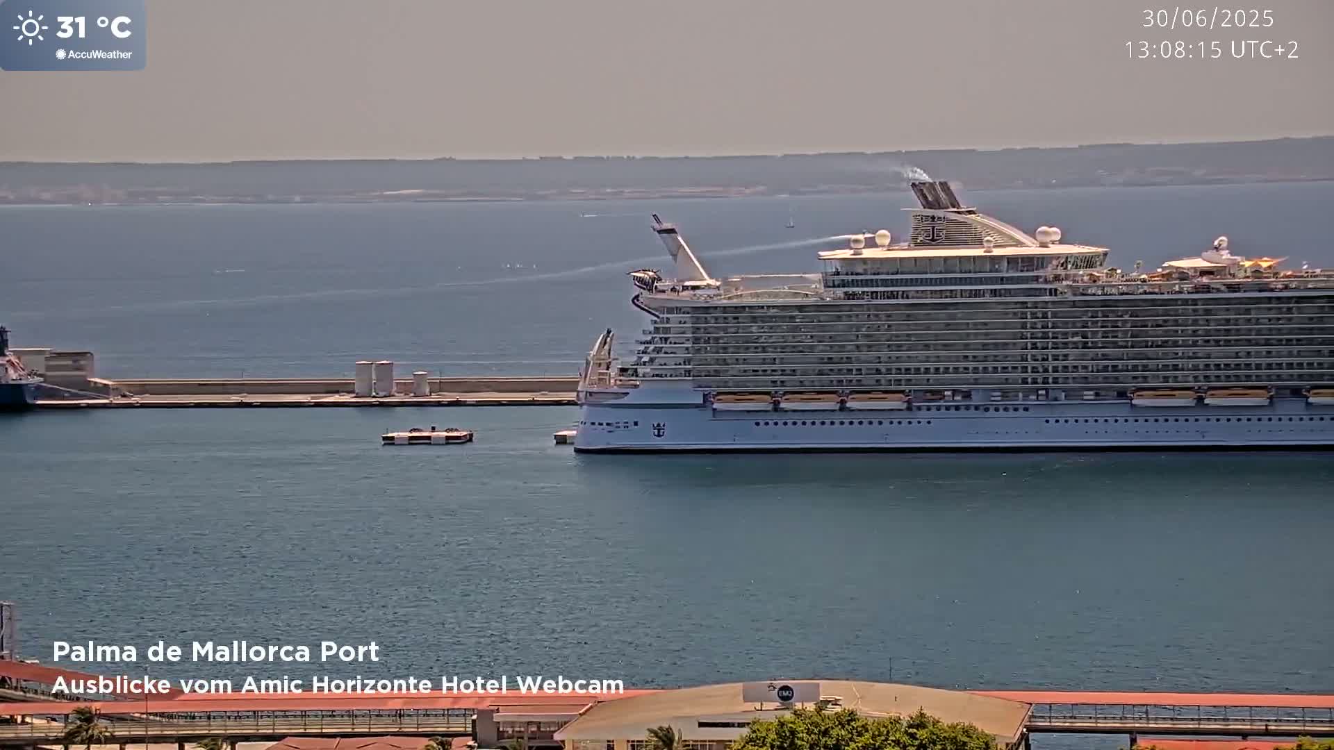 Palma de Mallorca City & Harbor Live Cam - Palma de mallorca, Balearic Islands, Spain