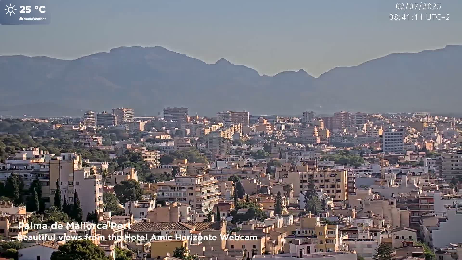 Palma de Mallorca City & Harbor Live Cam - Palma de mallorca, Balearic Islands, Spain
