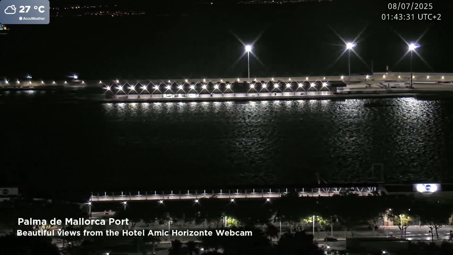 Palma de Mallorca City & Harbor Live Cam - Palma de mallorca, Balearic Islands, Spain