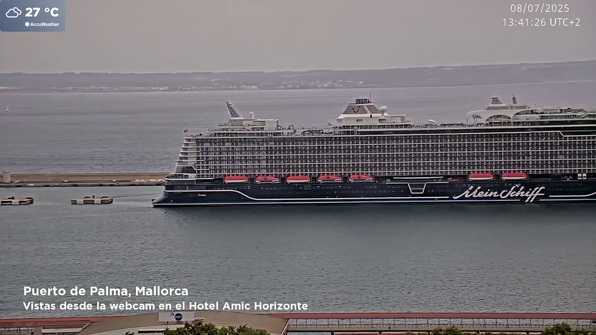 Palma de Mallorca City & Harbor Live Cam - Palma de mallorca, Balearic Islands, Spain