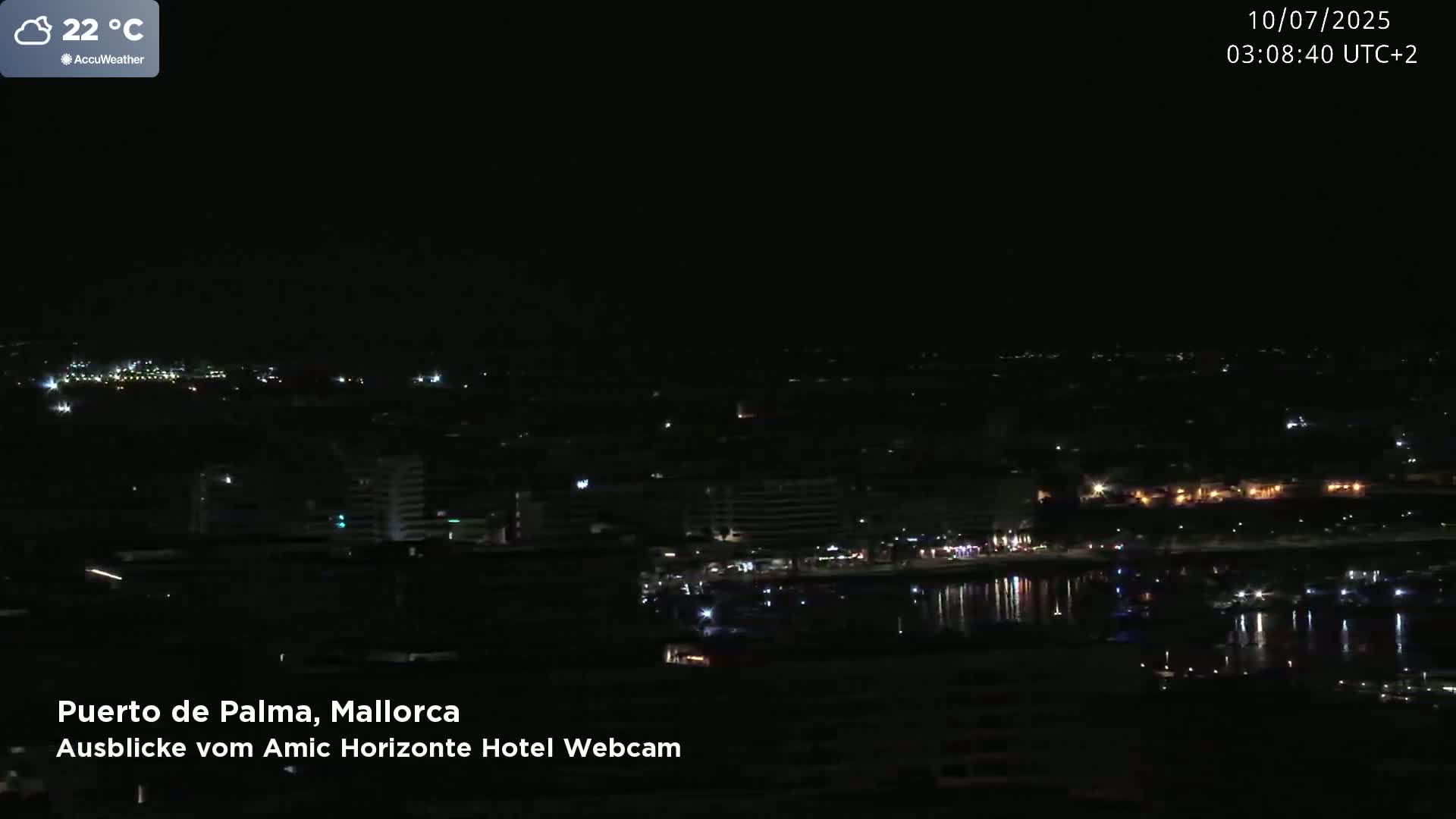 Palma de Mallorca City & Harbor Live Cam - Palma de mallorca, Balearic Islands, Spain