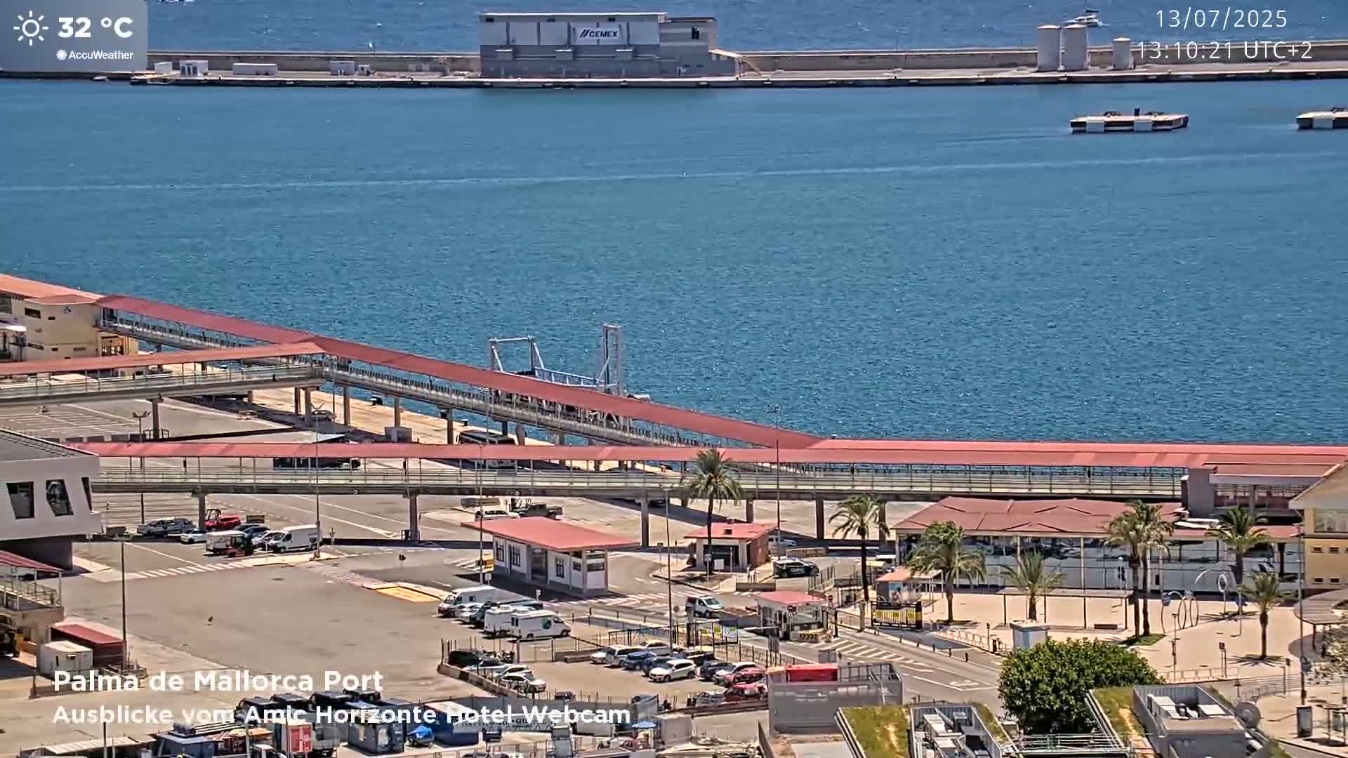 Palma de Mallorca City & Harbor Live Cam - Palma de mallorca, Balearic Islands, Spain